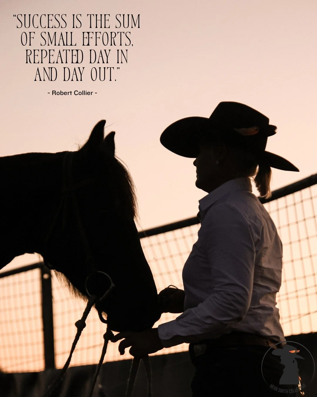 I am such a believer in compound interest...whether it is in my savings account, in my horses, my fitness, my friendships, my business, my mindset, my life...I truly believe that if you keep showing up, day after day, make small, consistent efforts, 
