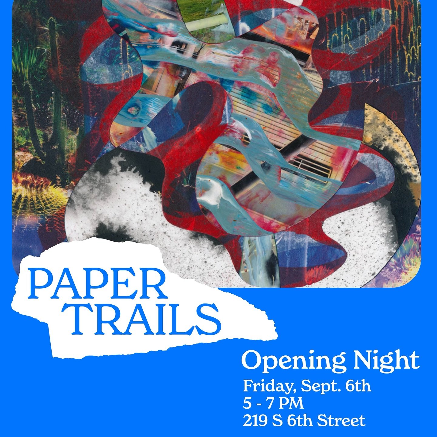 So delighted to announce that my piece, &ldquo;Adam Touching Atom,&rdquo; has been selected to show in @collagephiladelphia show 𝙋𝙖𝙥𝙚𝙧 𝙏𝙧𝙖𝙞𝙡𝙨 at the historic @philaathenaeum in Philadelphia! 🔔 

Opening night is THIS FRIDAY!! Sept 6th 5-7