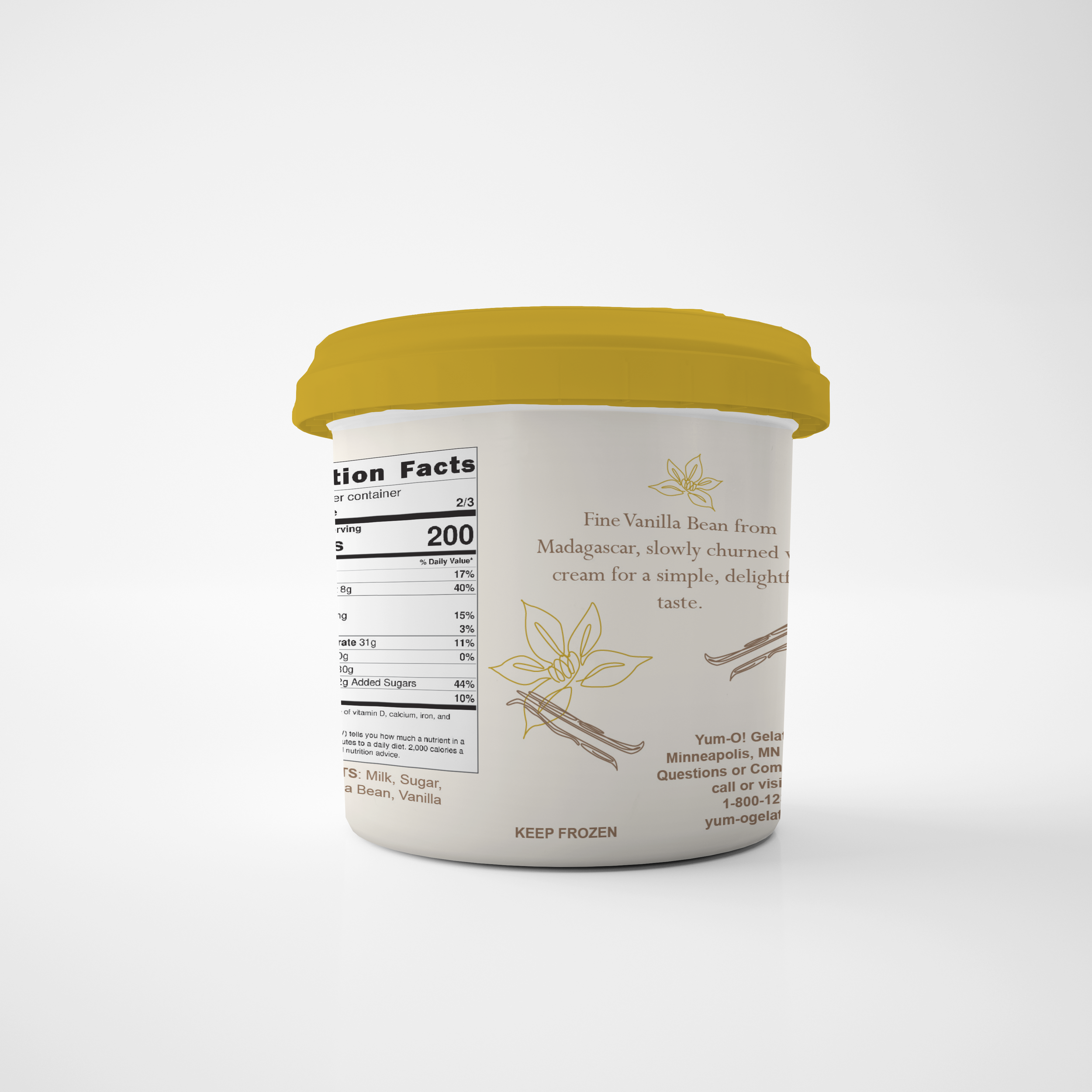 Vanilla Pint Mock up Back