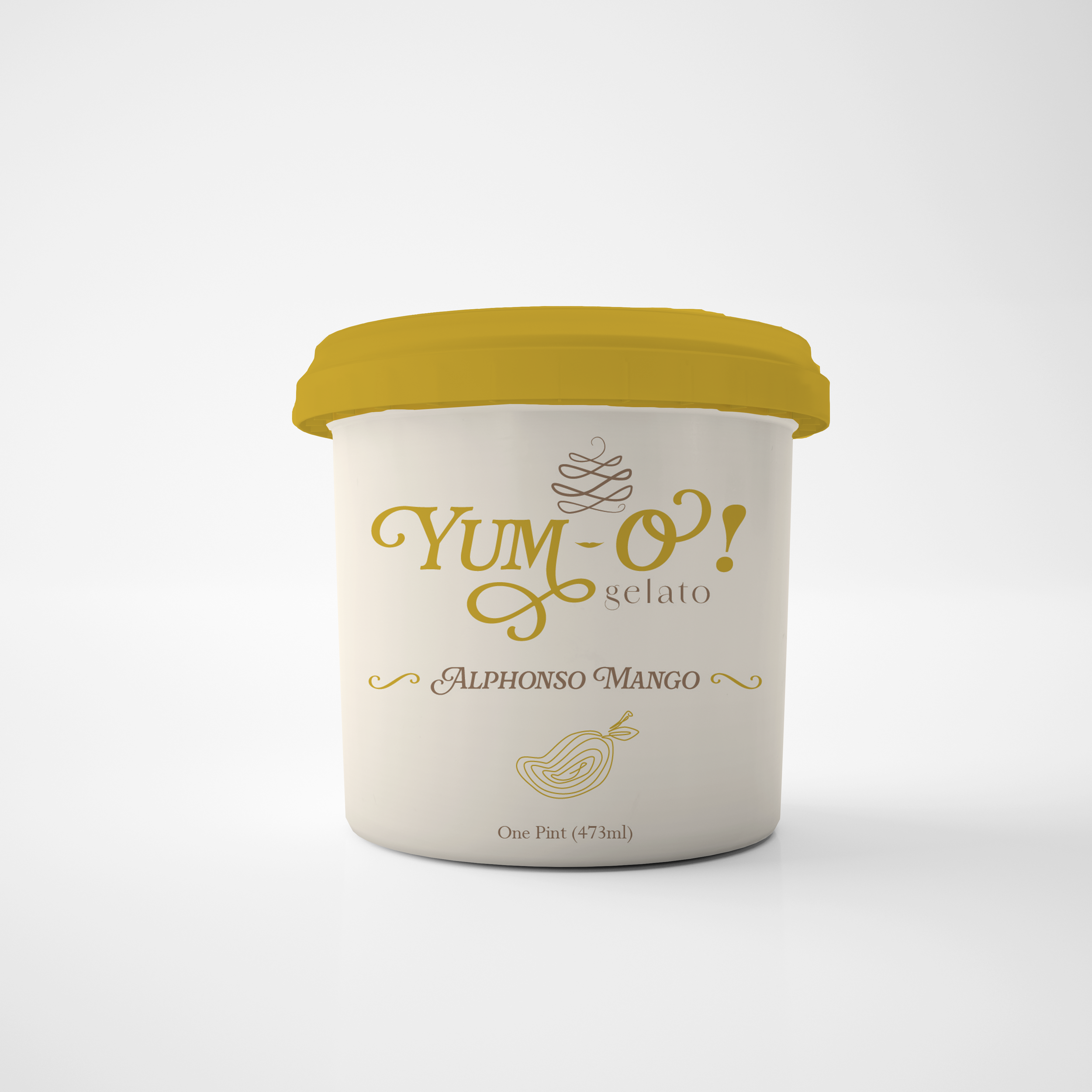 Mango Pint Mock up Front