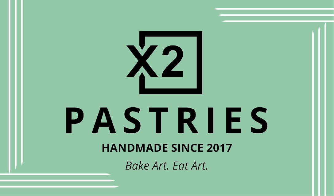X2 Pastries Business Card - Front