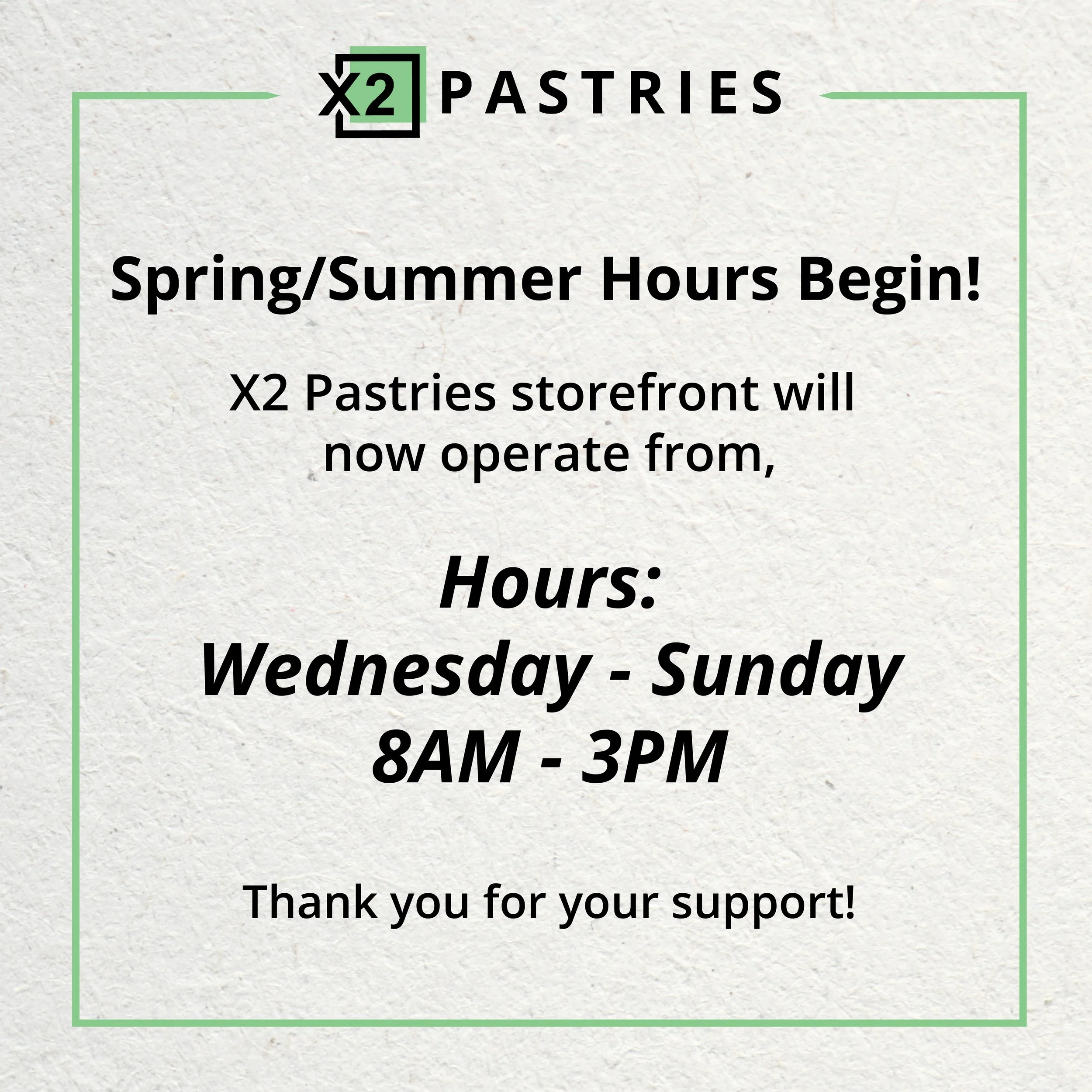 X2 Pastries Social Media Post Template