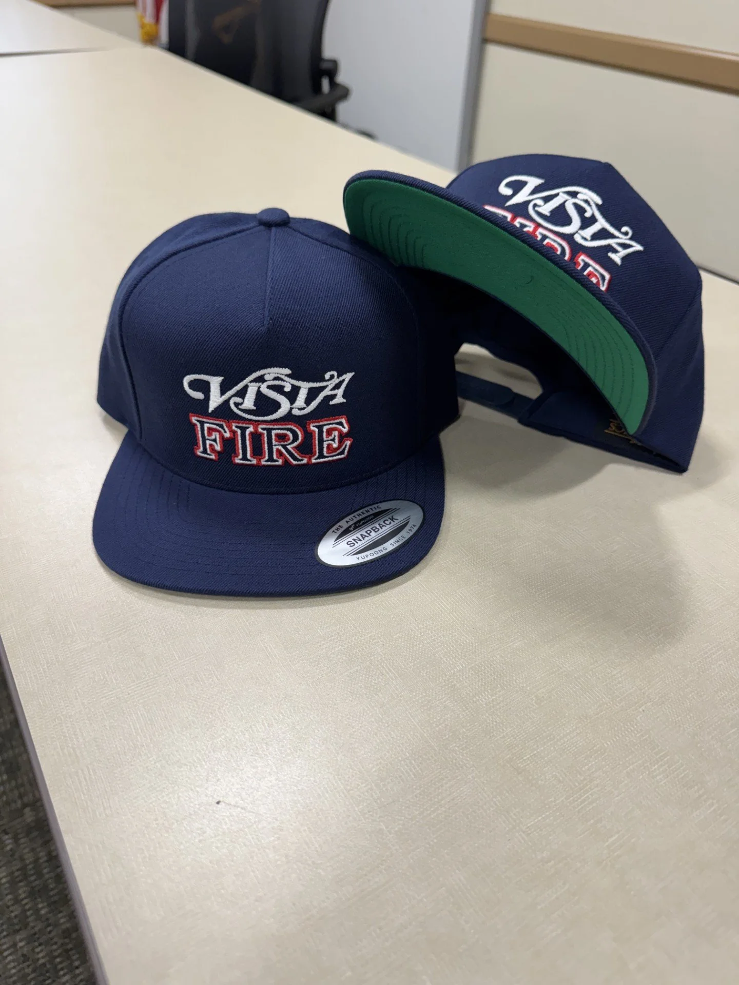 Flat bill Duty hat