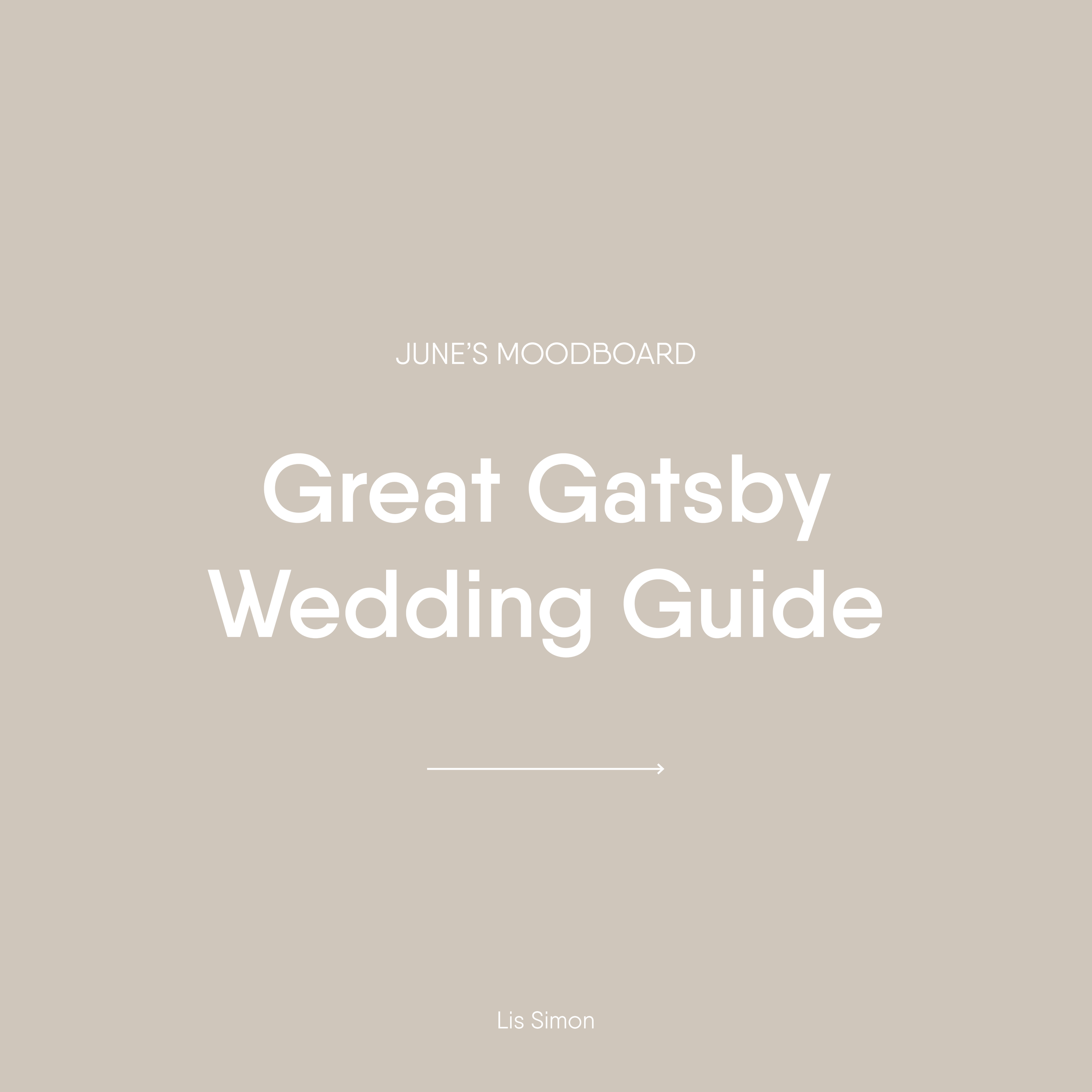 Great Gatsby Wedding Guide 