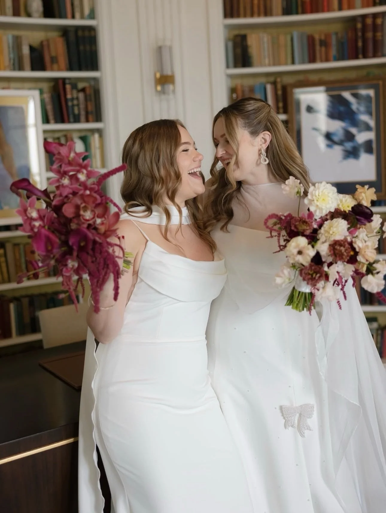 LOVE everything about this day&mdash;and our #LisSimonBride Bridget in the OKO dress 🤍