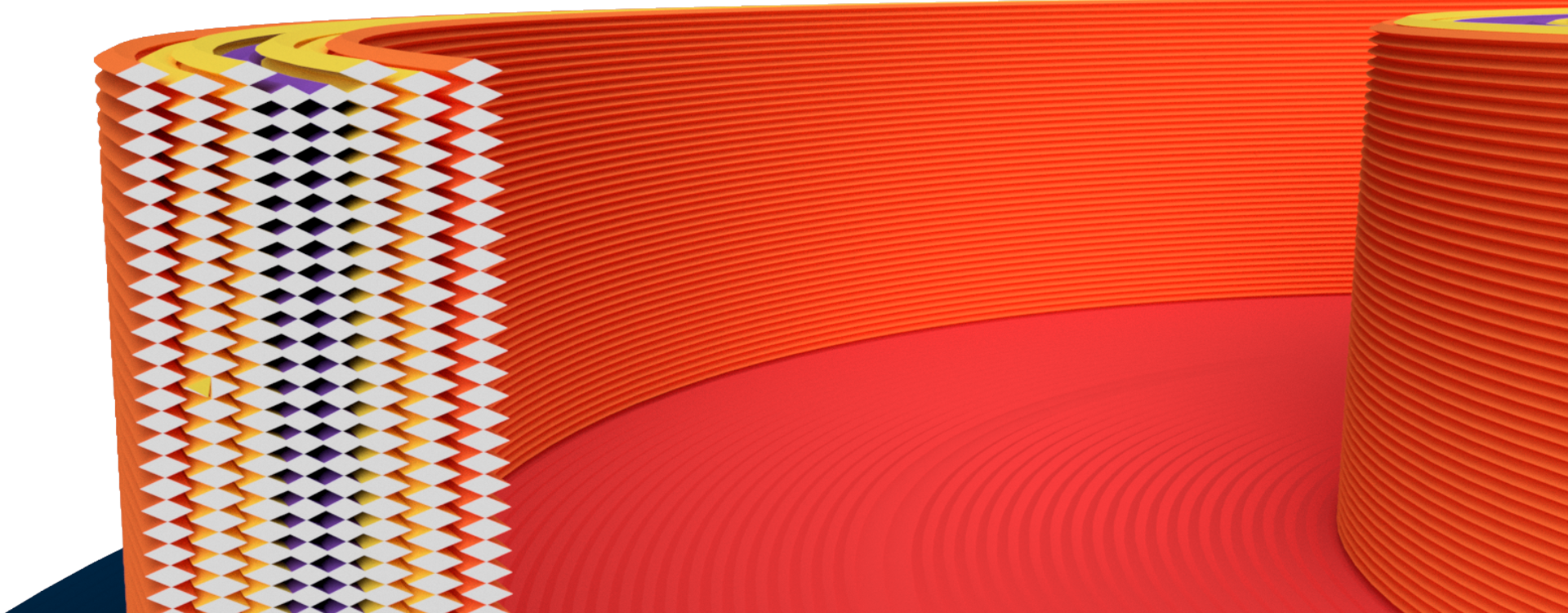 Cross section of bricklayers print