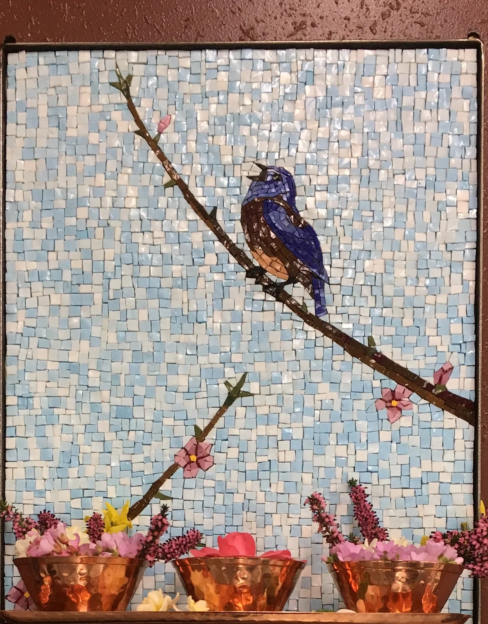 Bird Mosaic Emblema