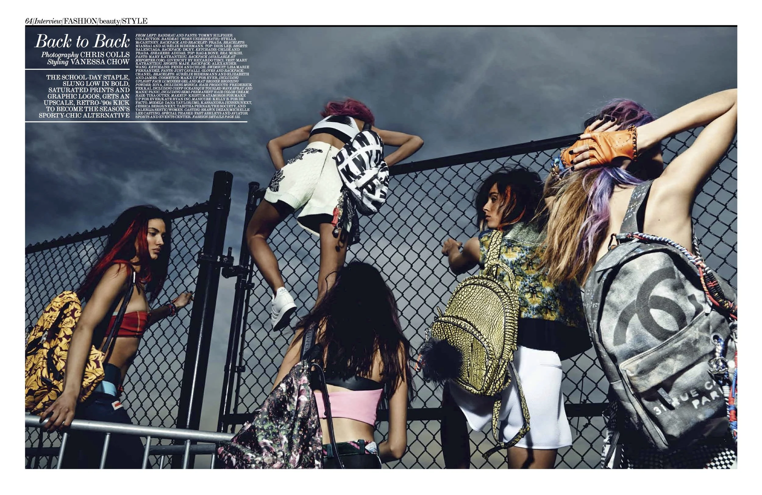 Interview Magazine by Chris Colls