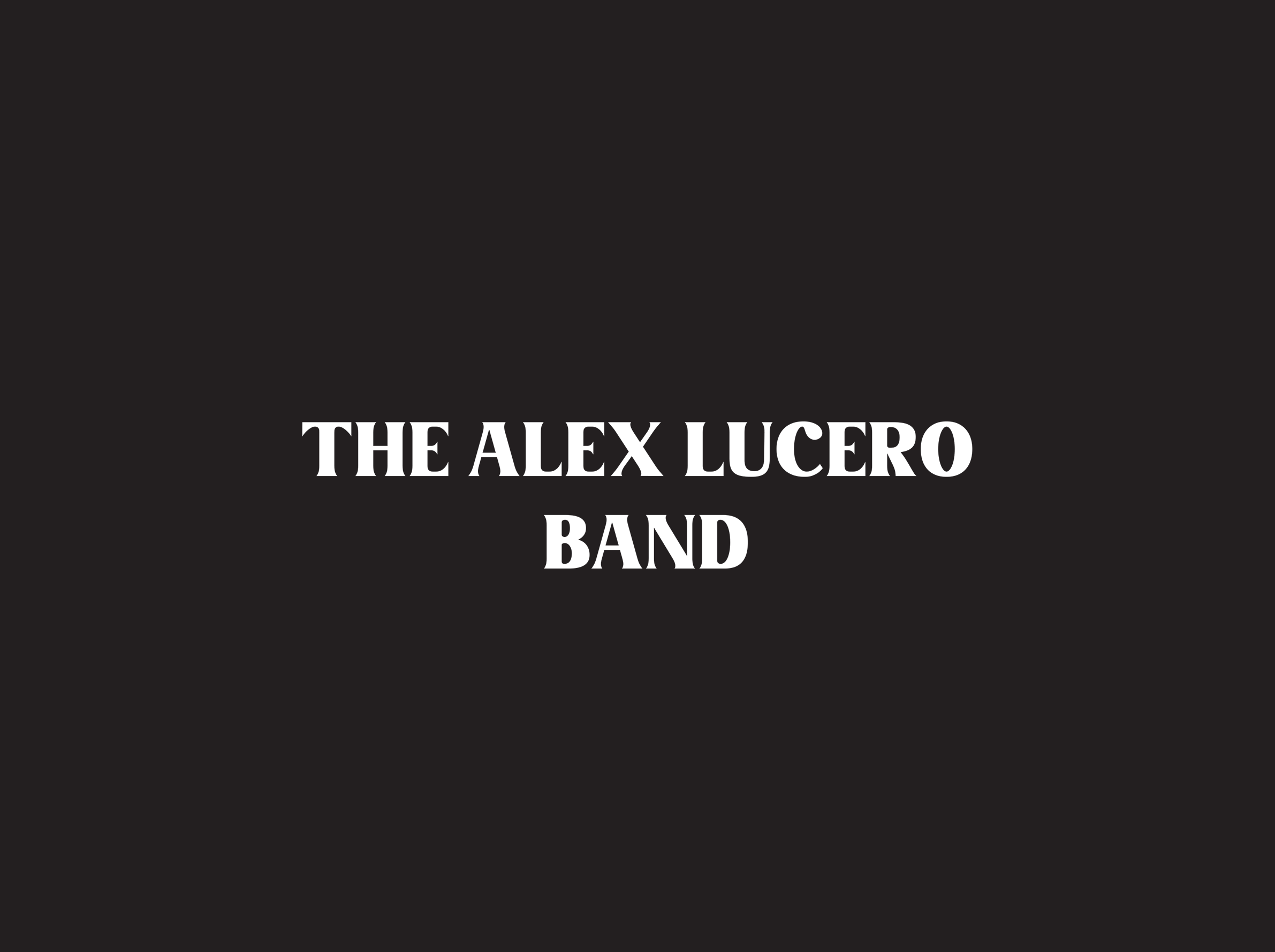 The Alex Lucero Band