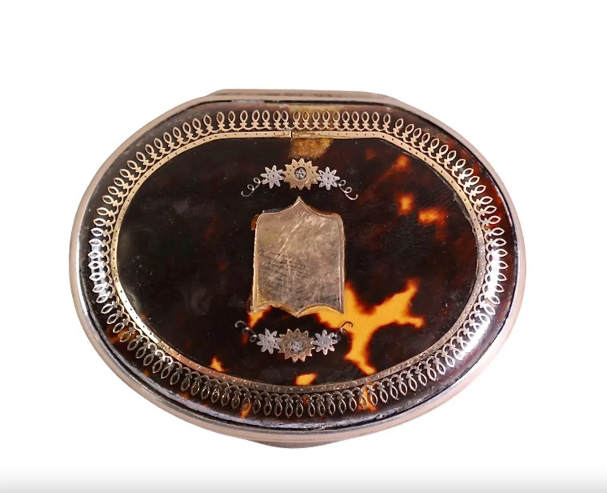 Sterling & Tortoise snuff box - .x.jpg