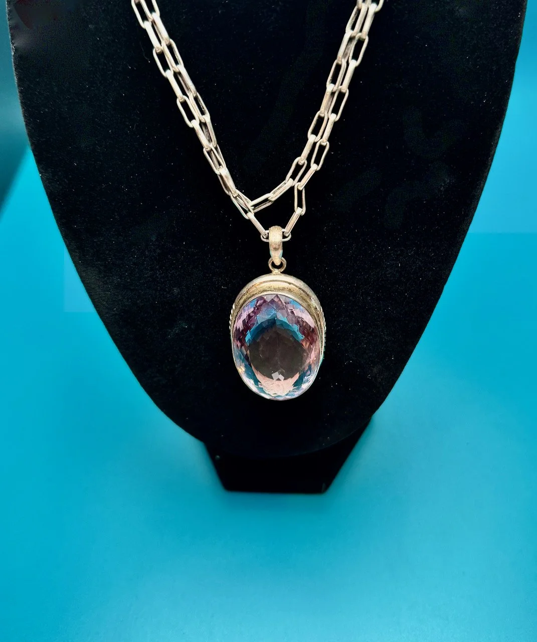 33 ct. amethyst -hand made sterling chain - 5.jpeg