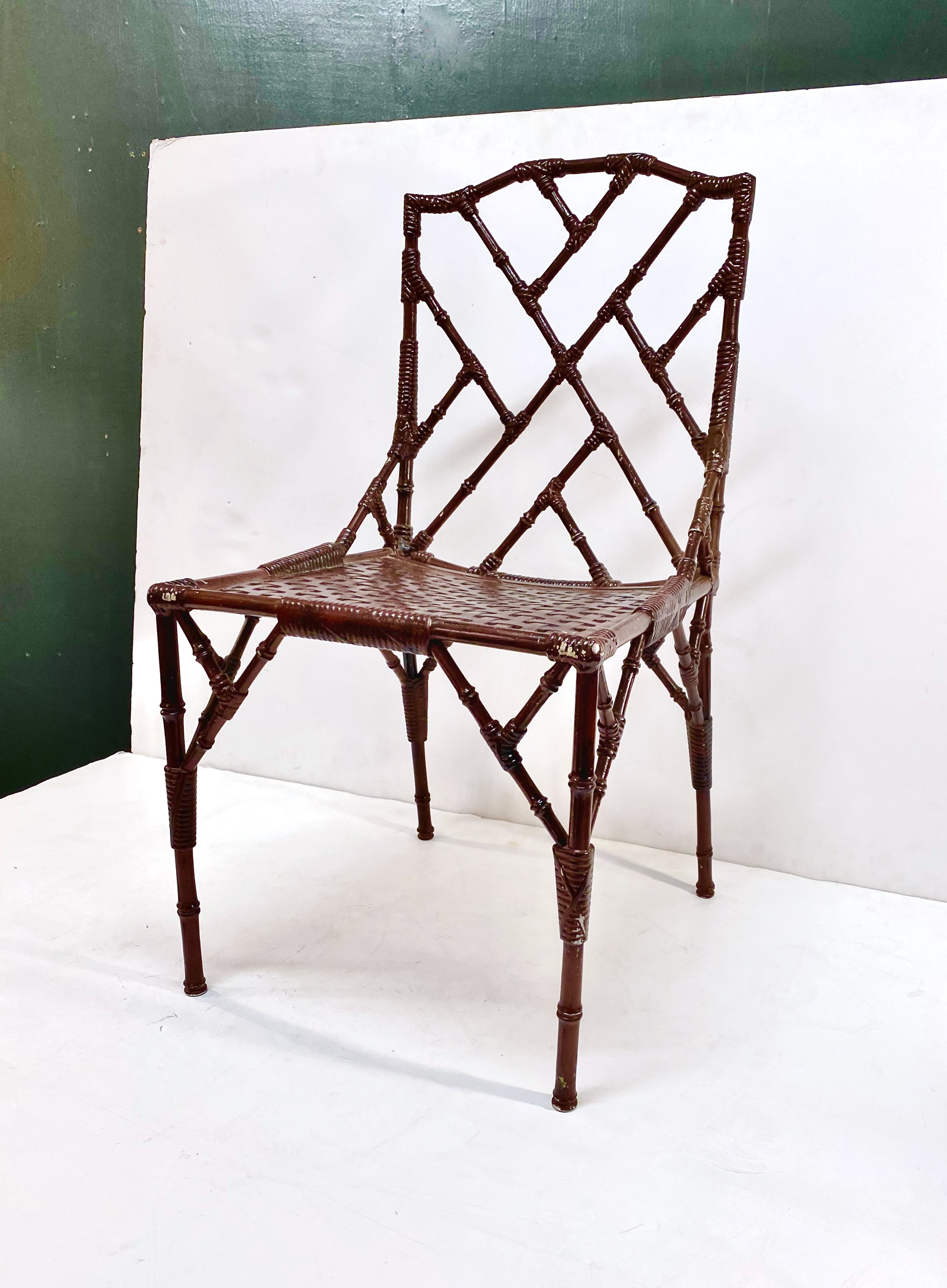 chinese chippendale metal suite. - 3.jpeg