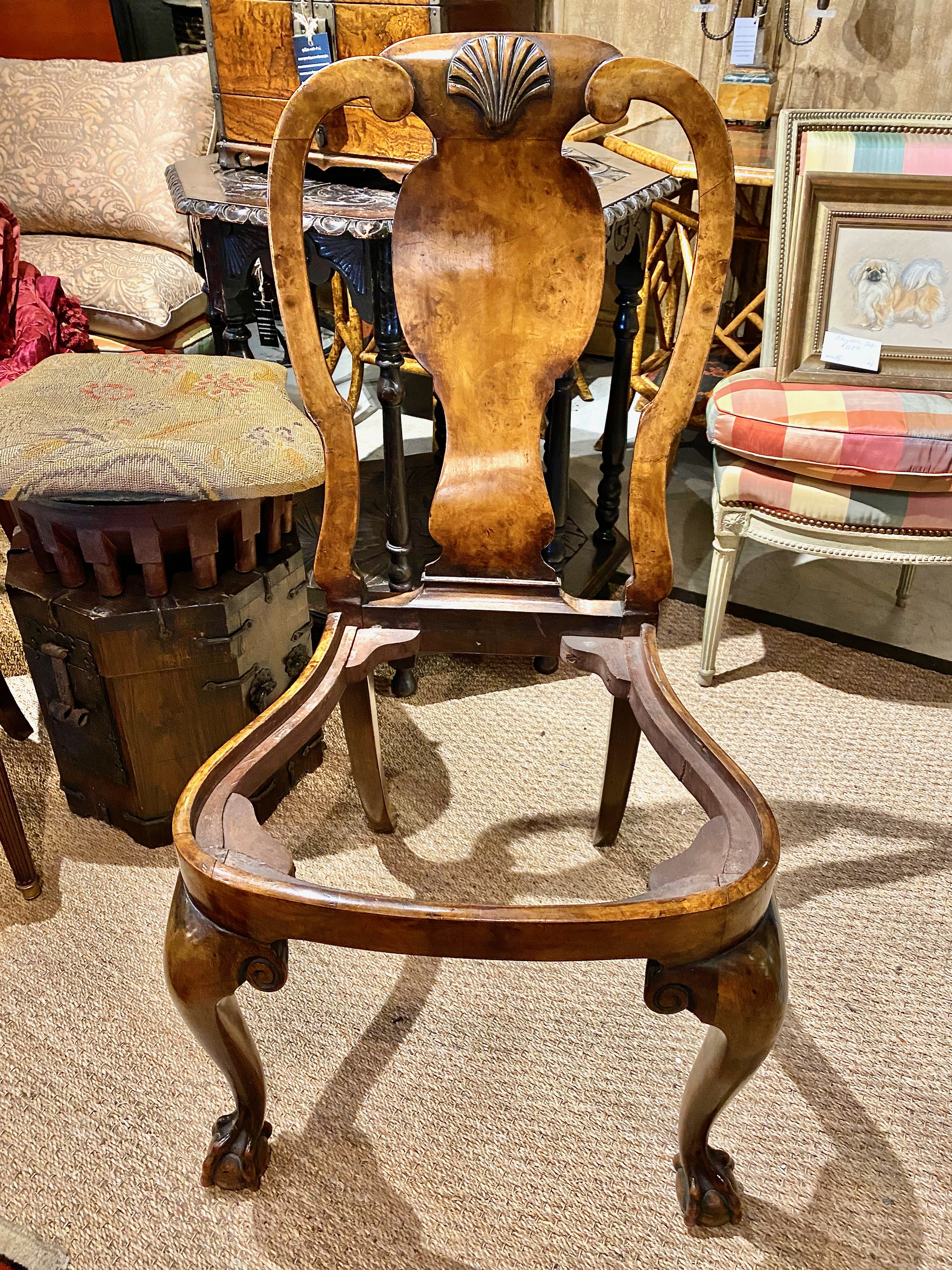 Queen Anne burl walnut side chair - 6.jpeg