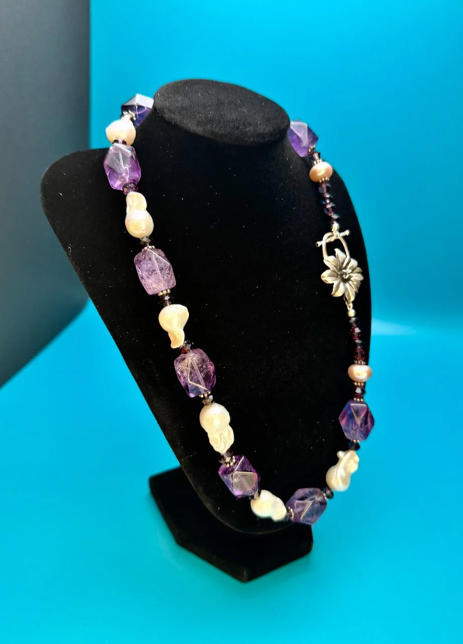 amethyst and baroque pearl-sterling flower - 4.jpeg