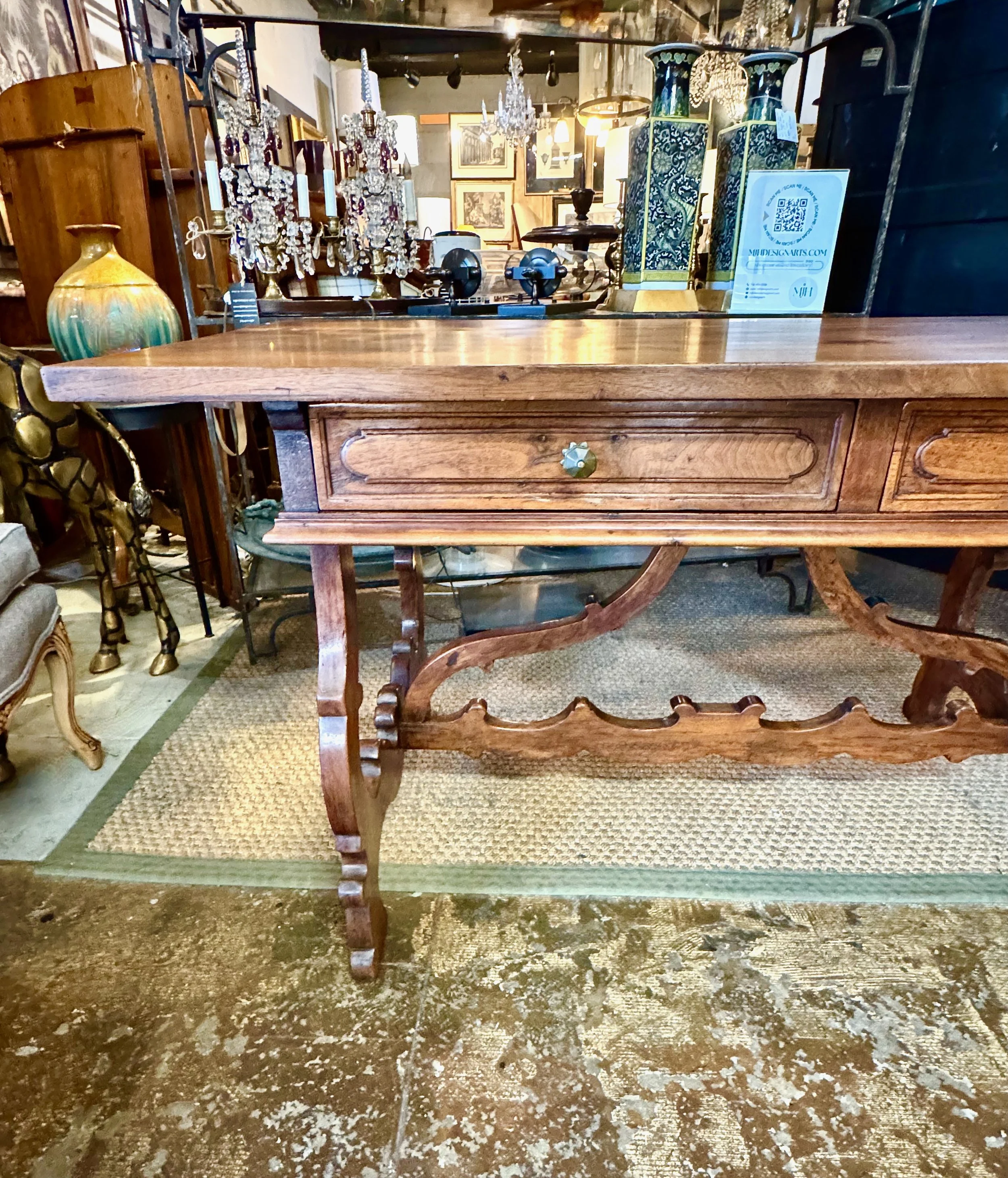 Italian Baroque Style Writing Table - 12.jpeg