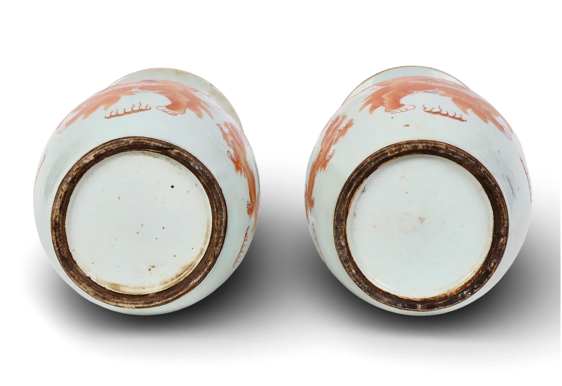 Chinese Rouge de Fer Foo dog vases - 4.jpeg