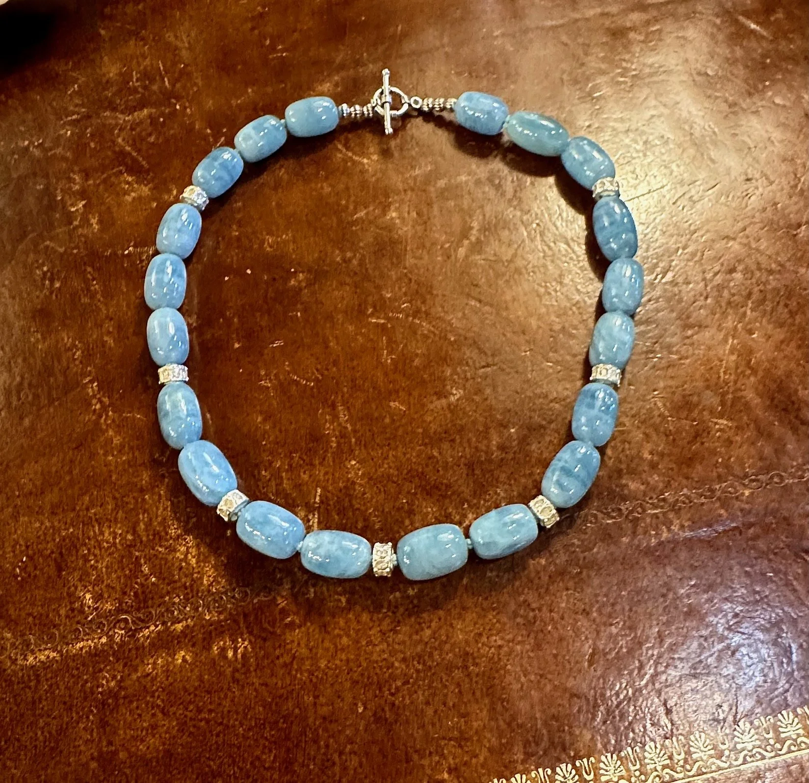 large aquamarine & diamond beaded necklace II - 1.jpeg