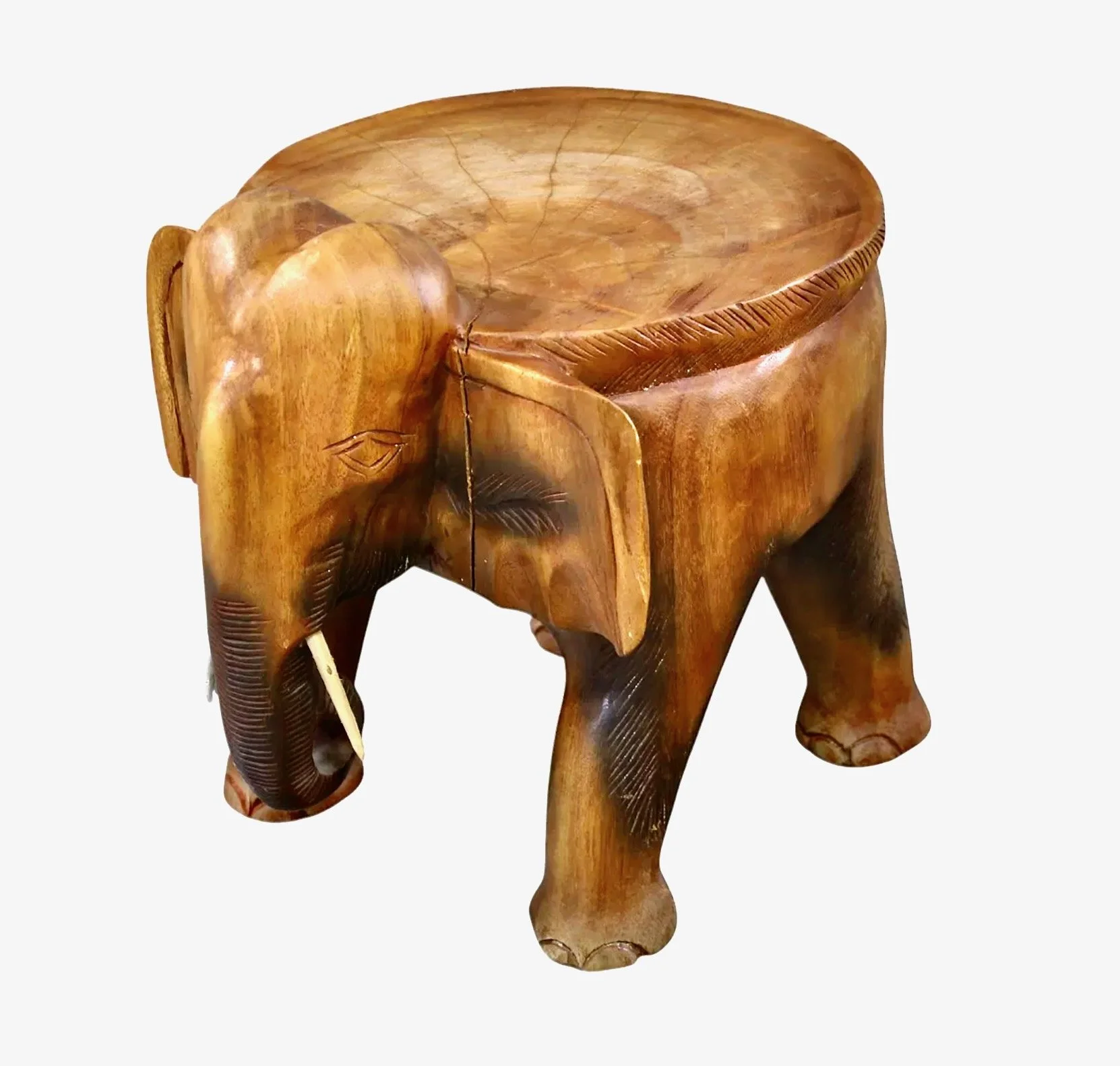 teak small elephant table-stool - 1.jpeg