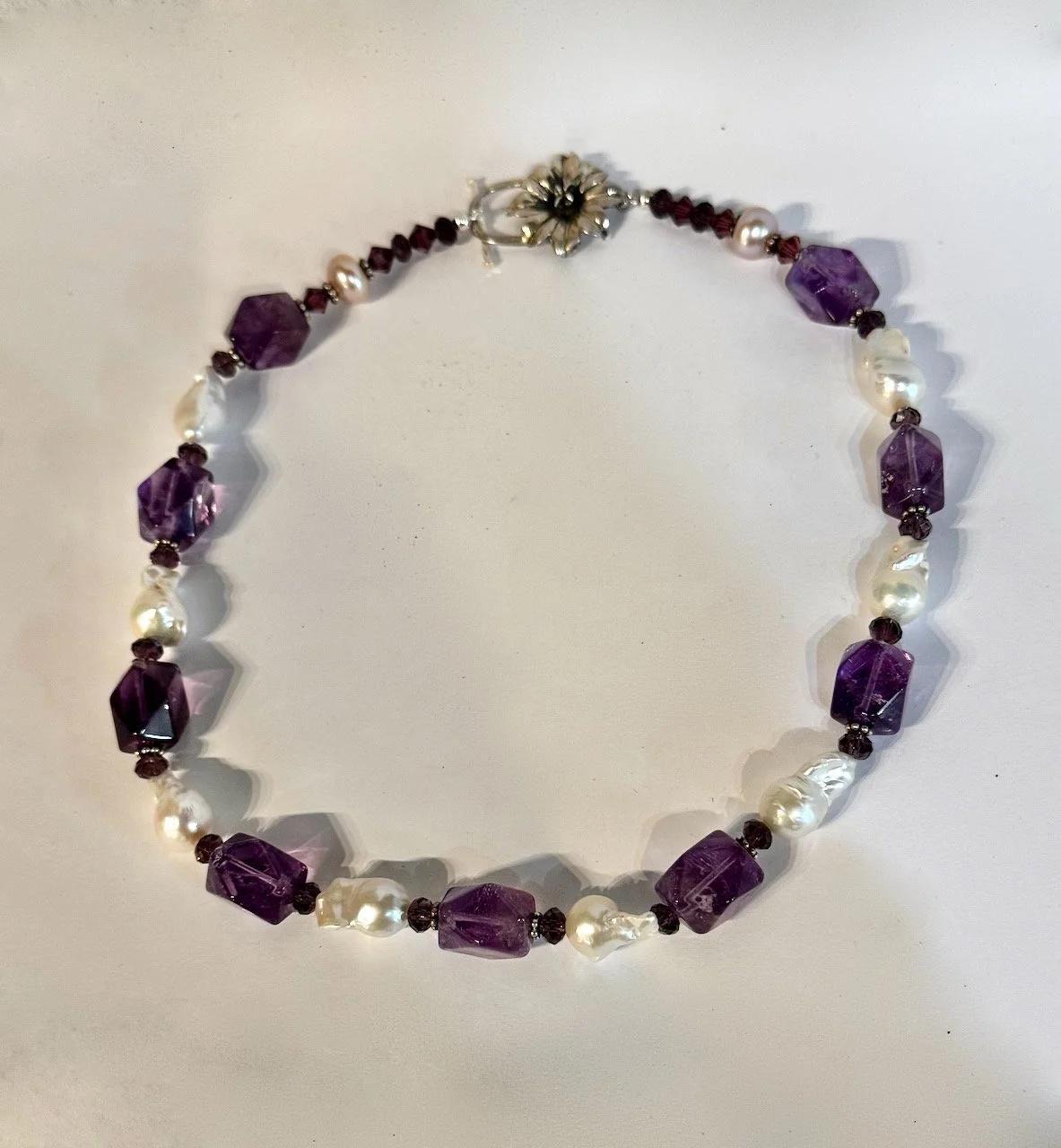 amethyst and baroque pearl-sterling flower - 2.jpeg
