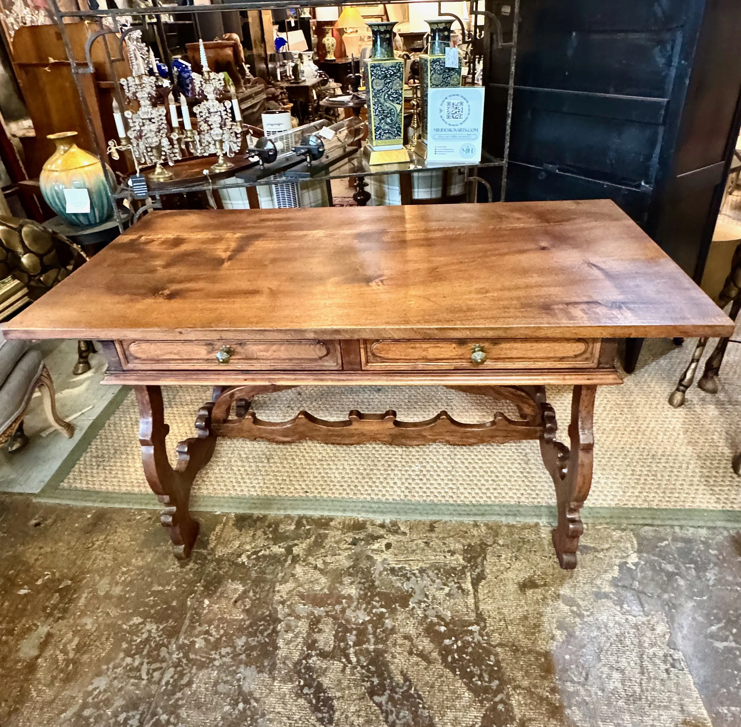 Italian Baroque Style Writing Table - 9.jpeg