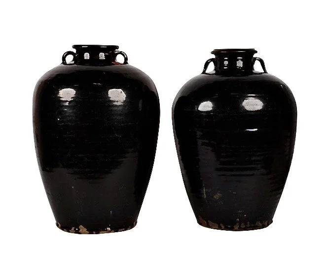 Japanese black glazed storage jar - 1.jpeg