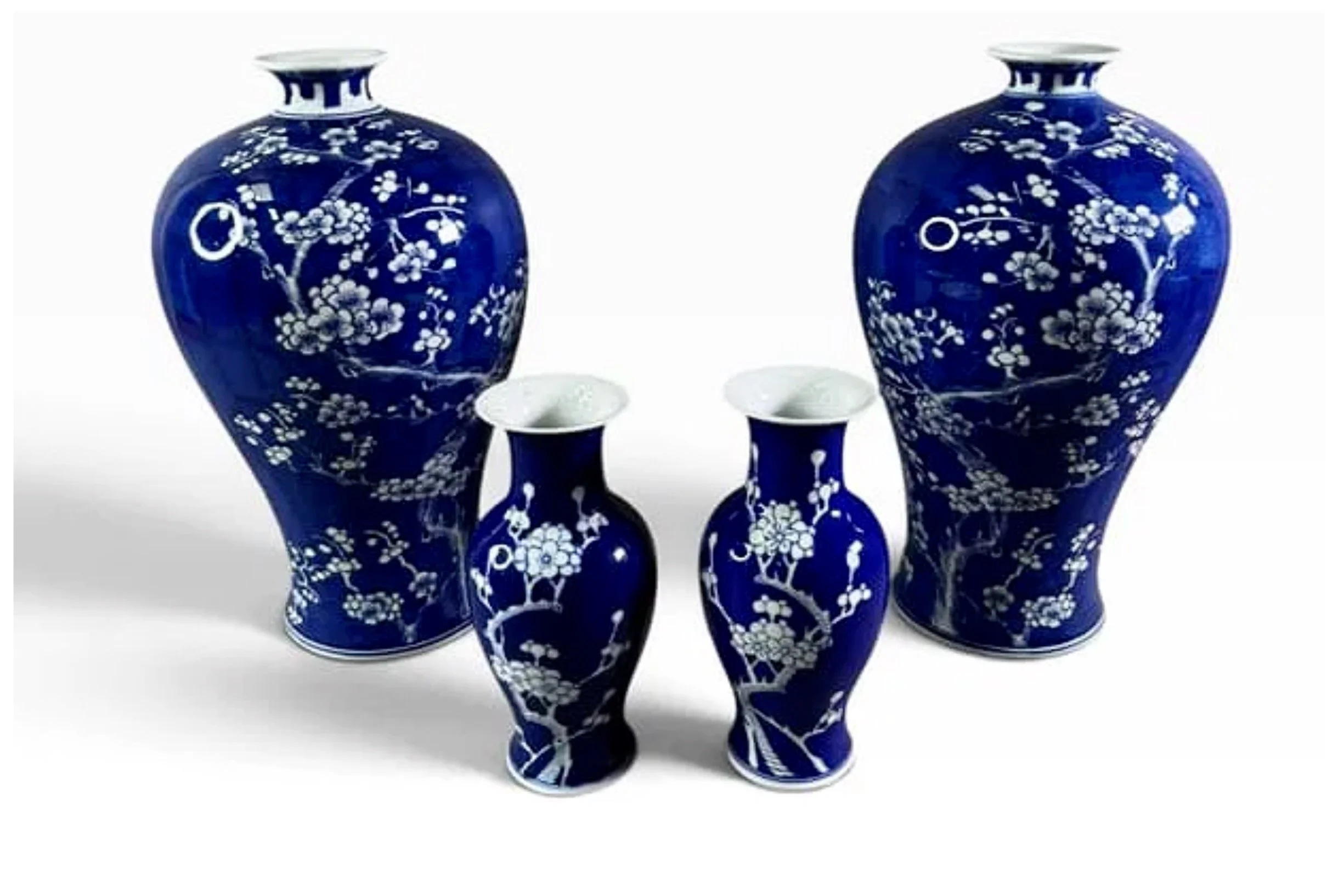 Pr. 8" Cobalt Chinese Exp. Vases - 1.jpeg