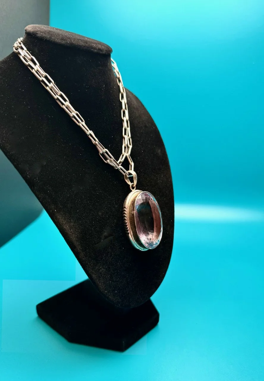 33 ct. amethyst -hand made sterling chain - 3.jpeg