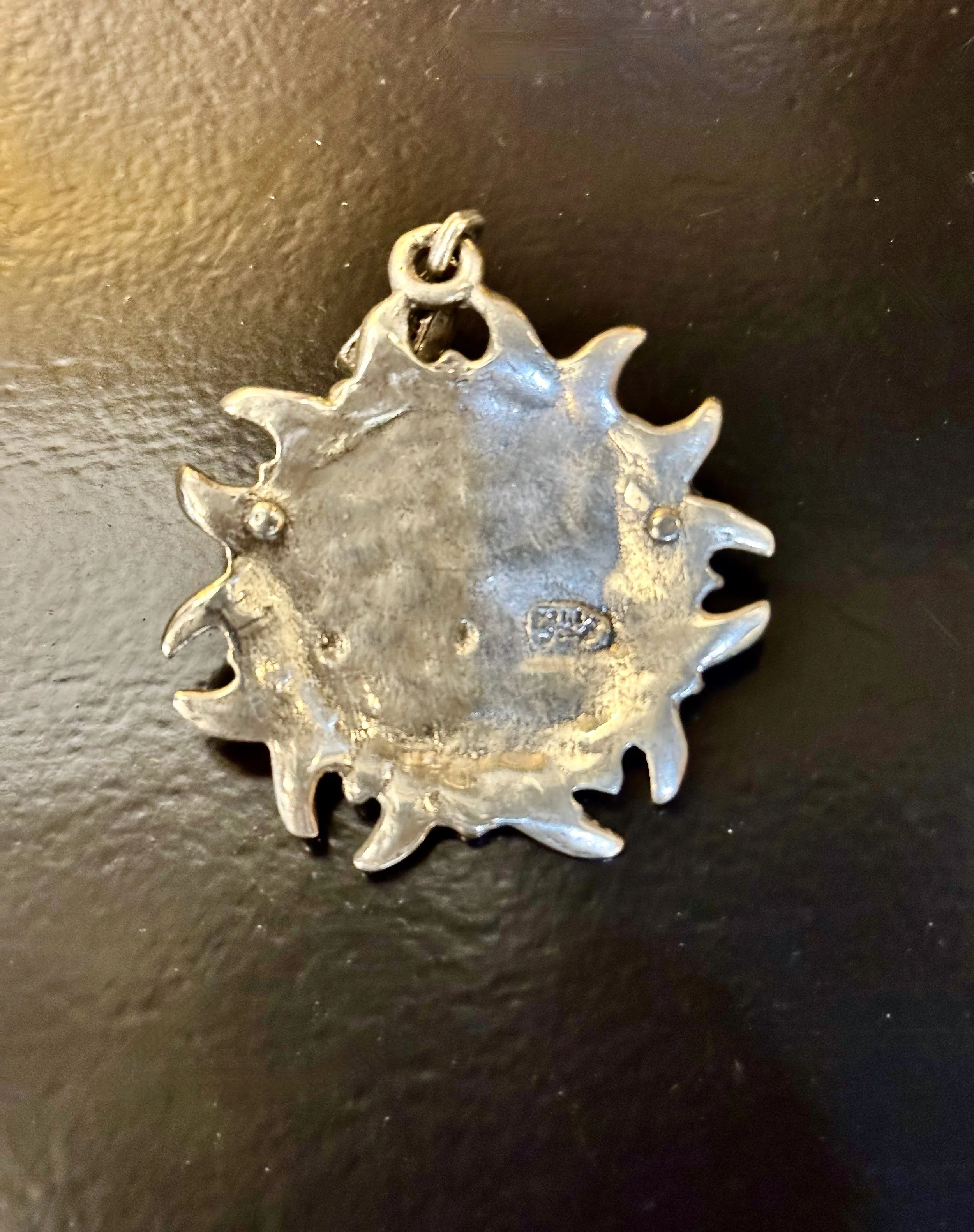 Mtl Mexican Signed Sun Sterling Pendant - 4.jpeg