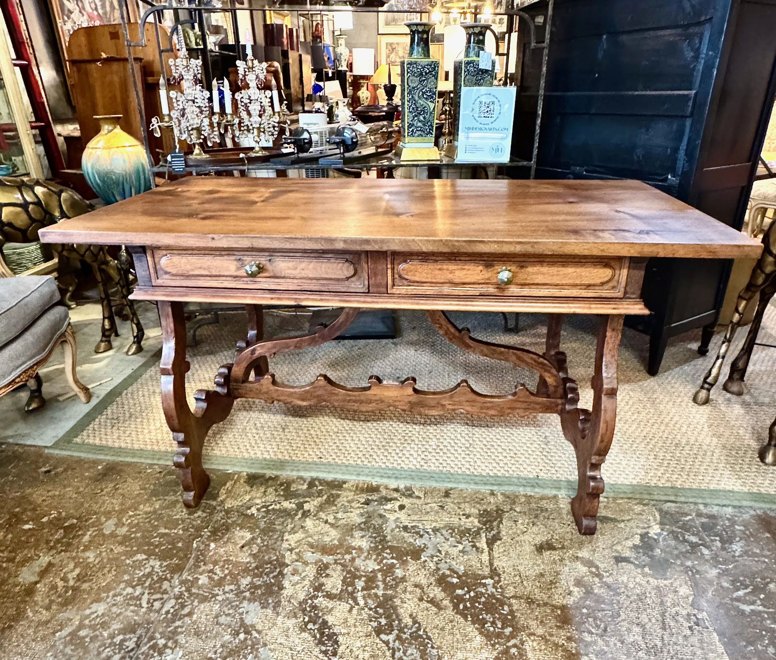 Italian Baroque Style Writing Table - 8.jpeg