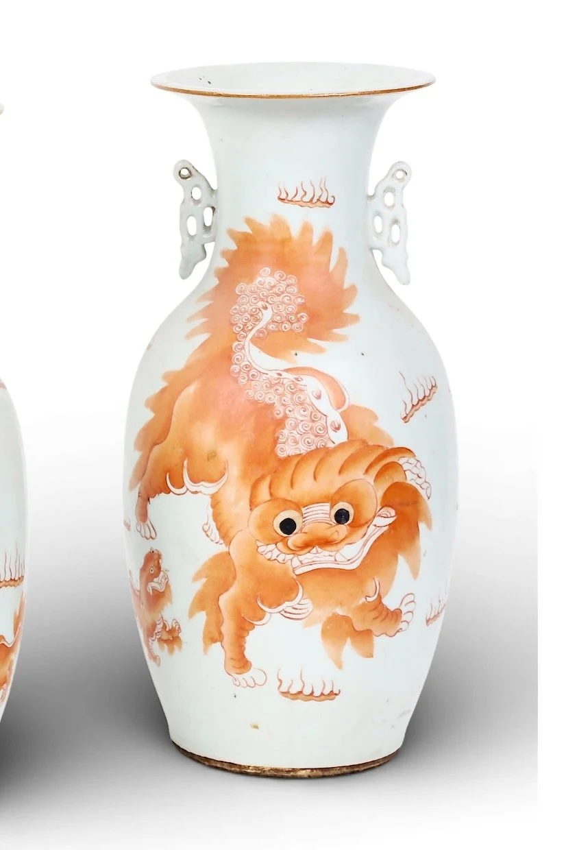 Chinese Rouge de Fer Foo dog vases - 5.jpeg