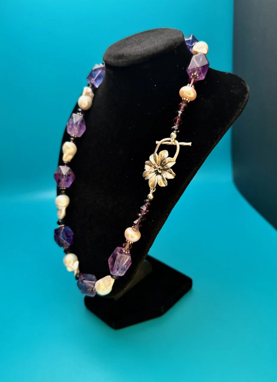amethyst and baroque pearl-sterling flower - 5.jpeg