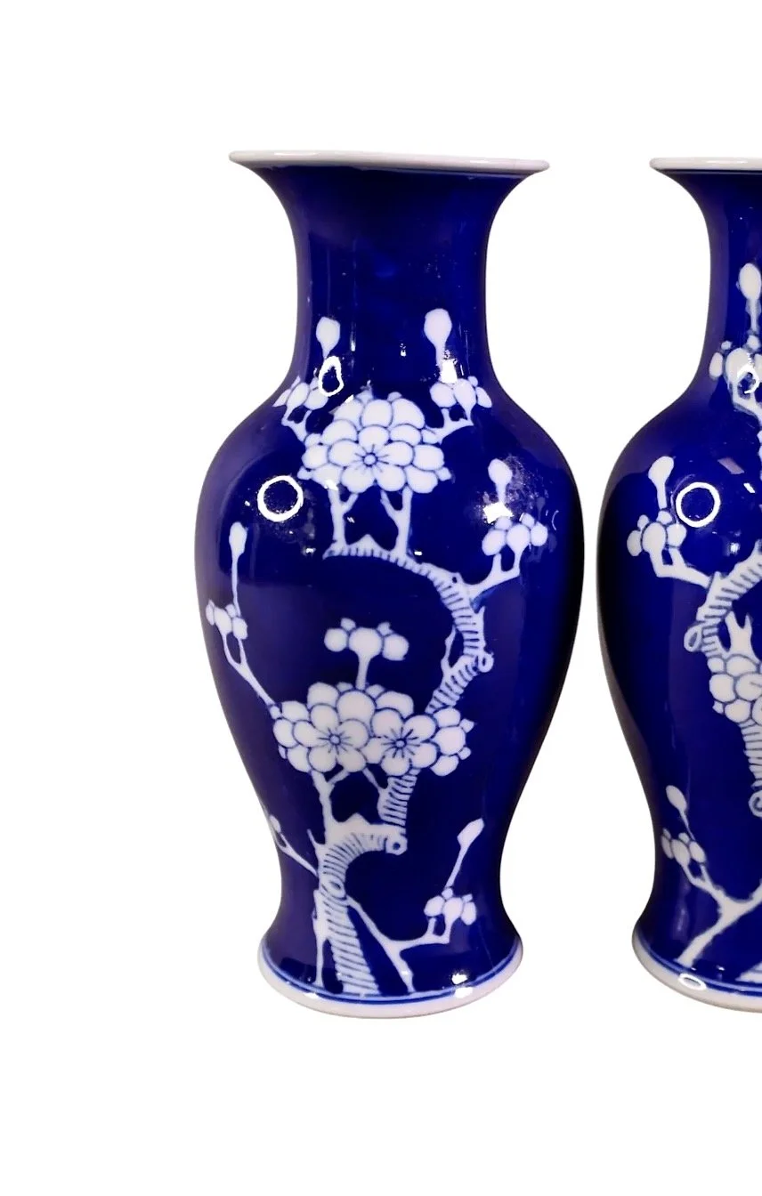 Pr. 8" Cobalt Chinese Exp. Vases - 5.jpeg