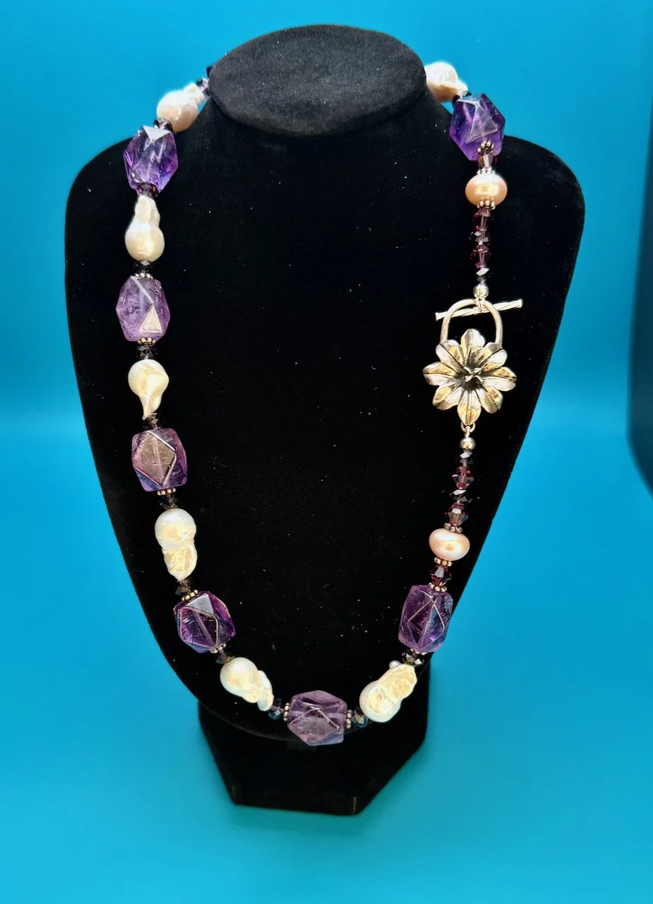 amethyst and baroque pearl-sterling flower - 6.jpeg
