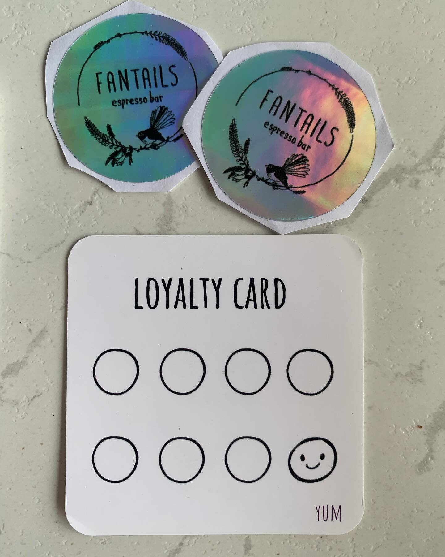Pst! Didja know we have loyalty cards? And Didja know once you visit us 7 times your 8th one is free? And Didja know you also get a free Fantails sticker with your free drink? Tell your friends 😘
