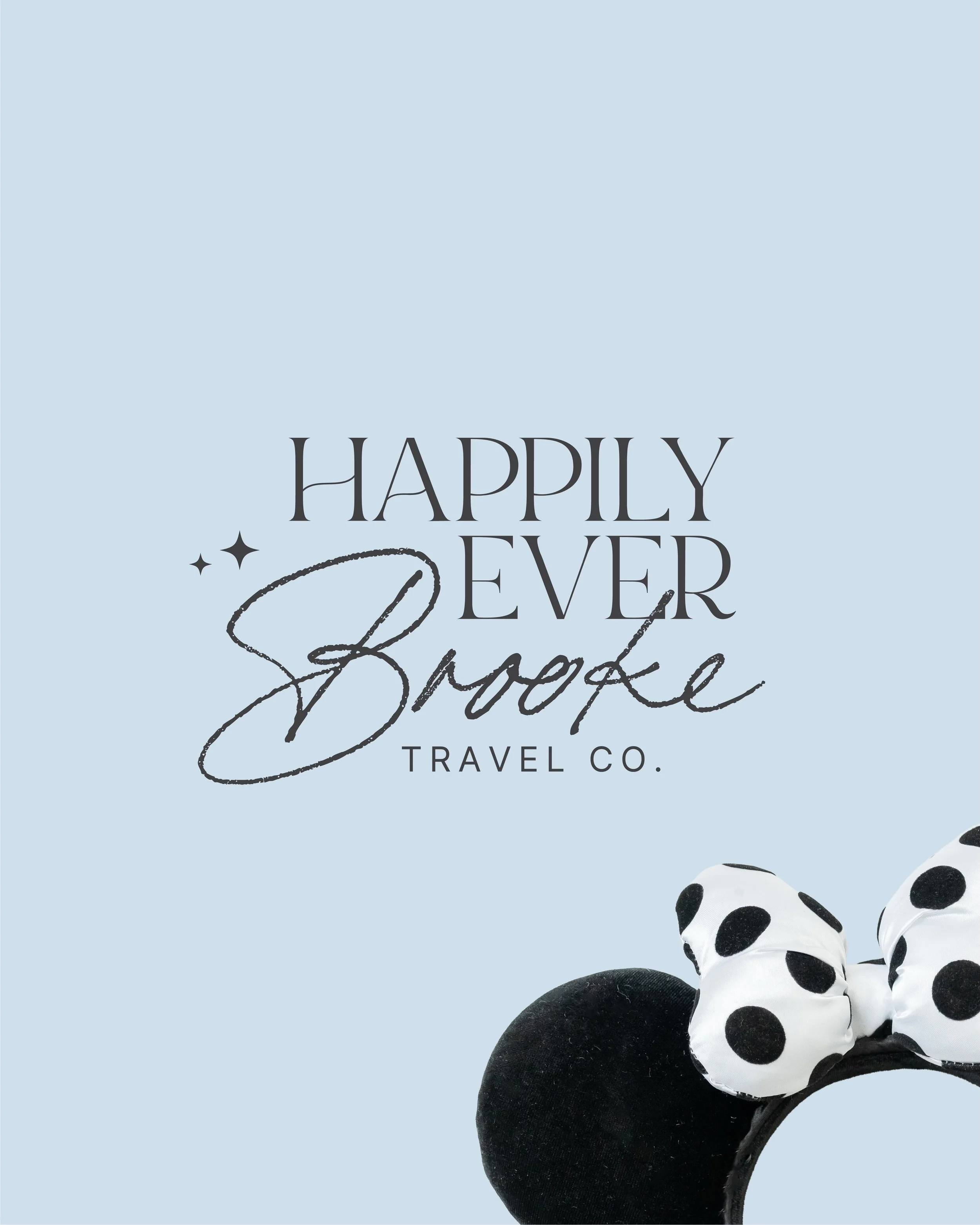 A closer look at @happilyeverbrooke new branding! ✨

#branding #logodesinger #traveladvisor #branddesign
