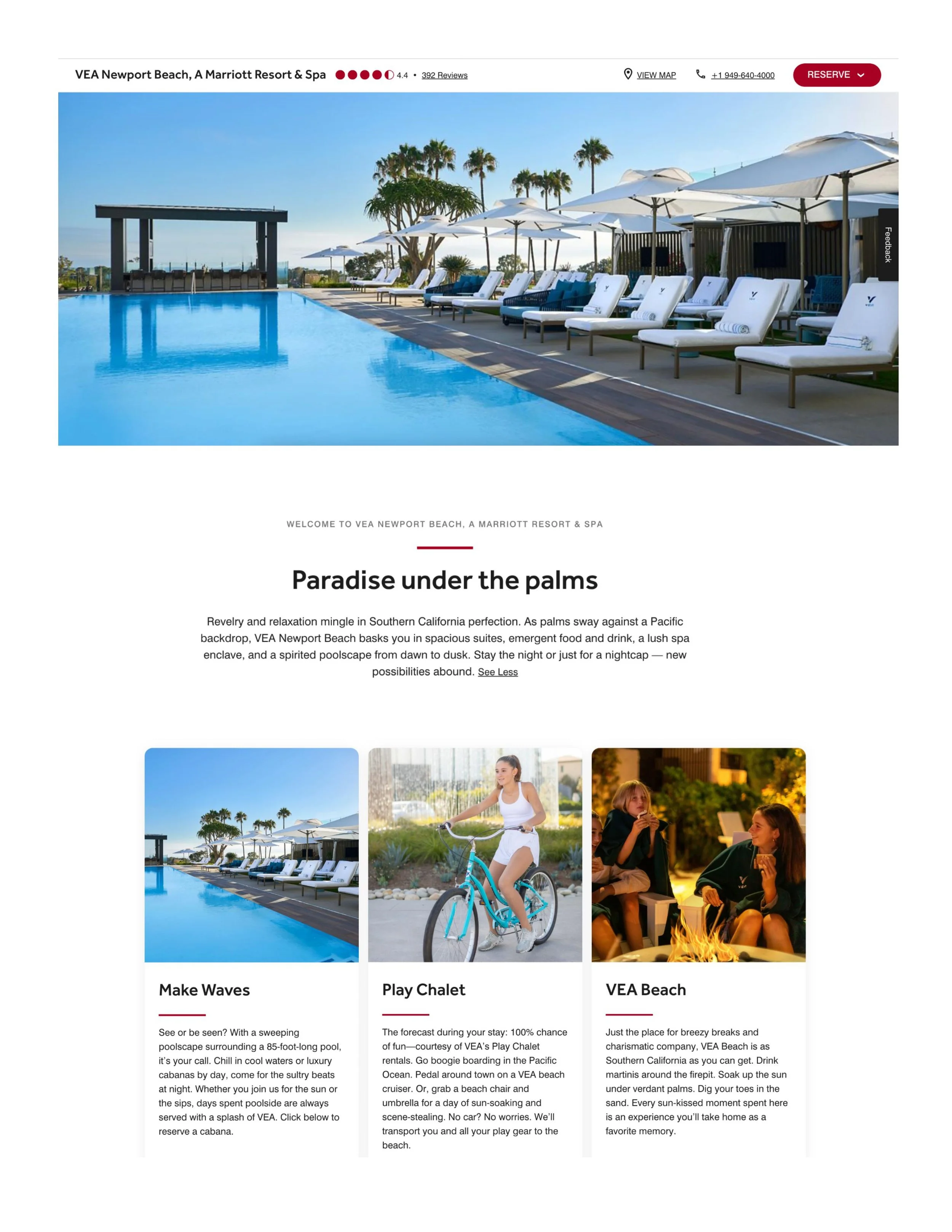 VEA Newport Beach, A Marriott Resort & Spa