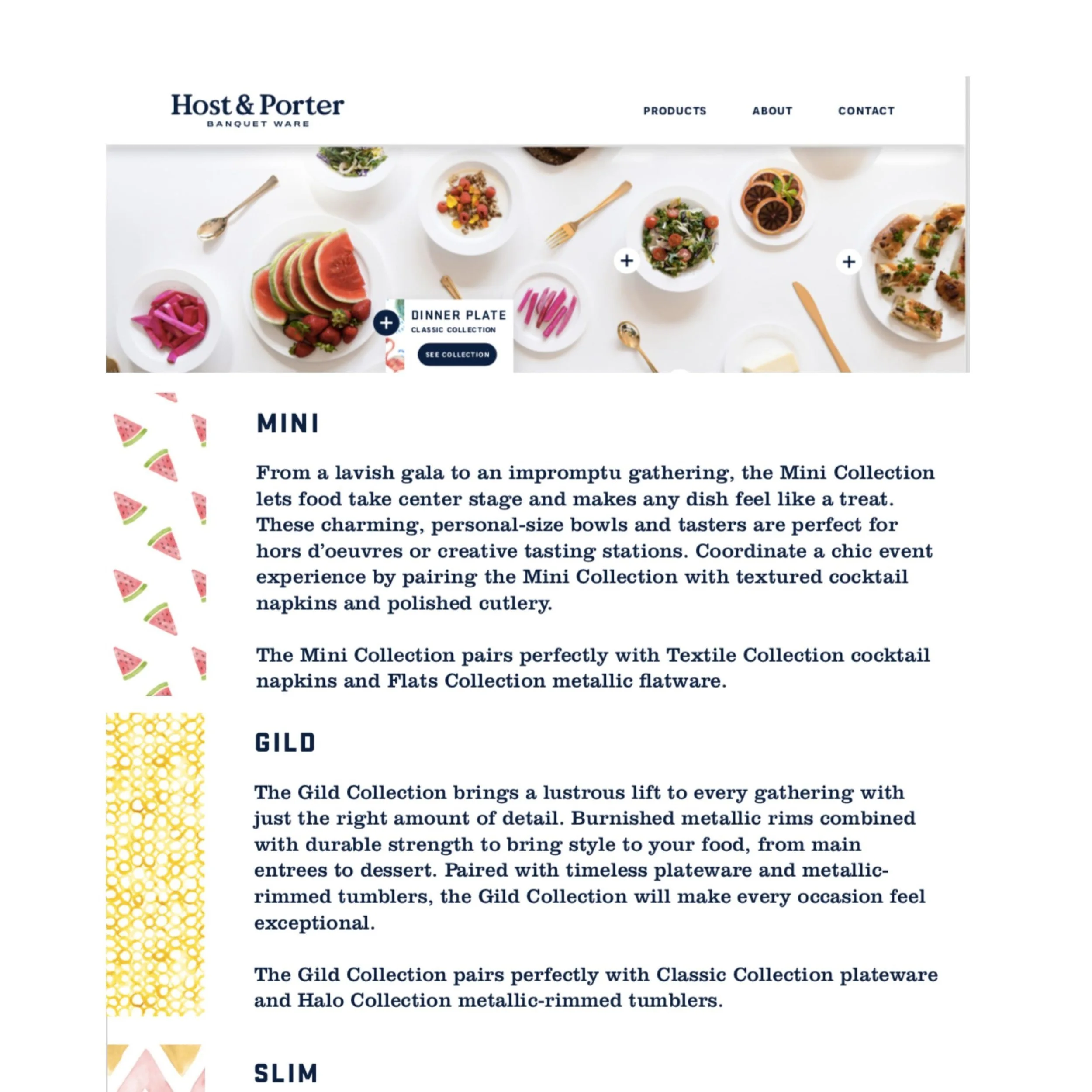 Host & Porter Banquet Ware