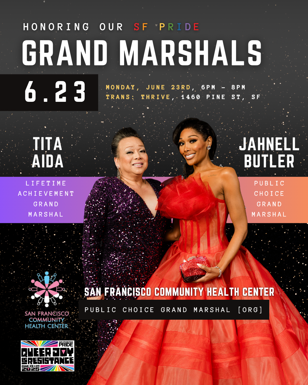 Meet SFCHC SF Pride Grand Marshals