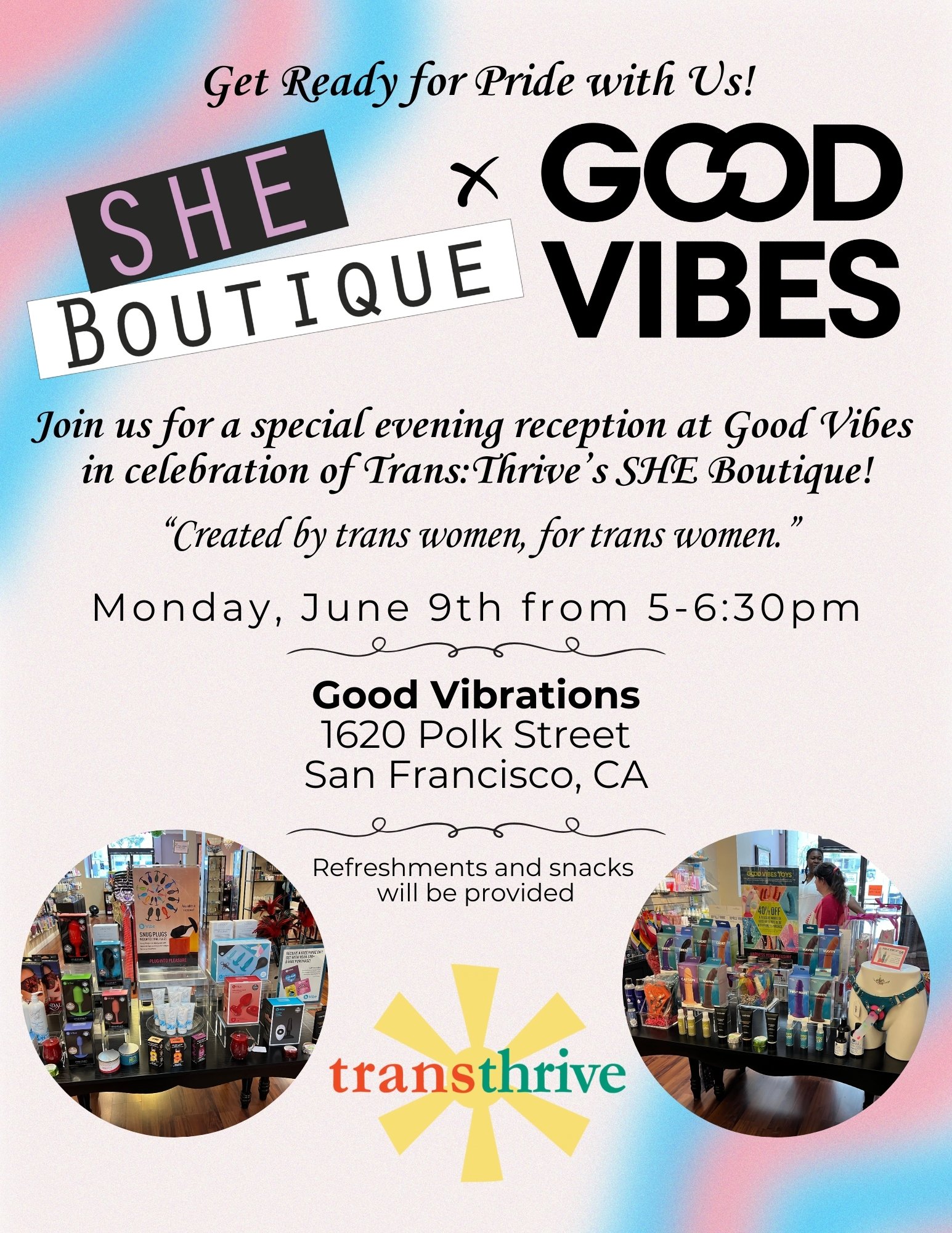 She Boutique x Good Vibes Reception