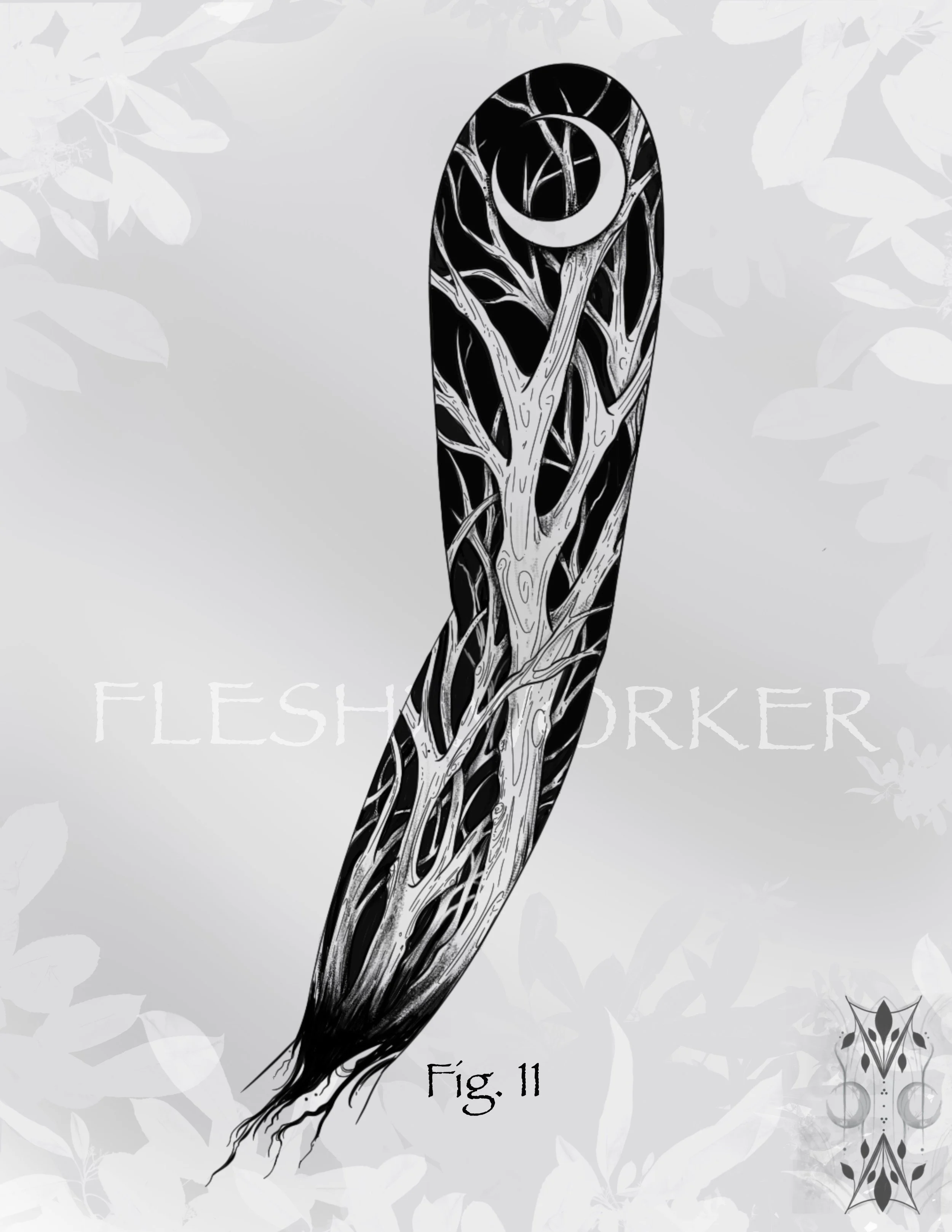 Bewitched Forest
Fig.11
Deposit $400 to claim 
 Project for all Bodies- Large Concept- Multi-session
+Fill out 'Book Now' Tab Form or Email Artbytawni@gmail.com to claim with deposit.