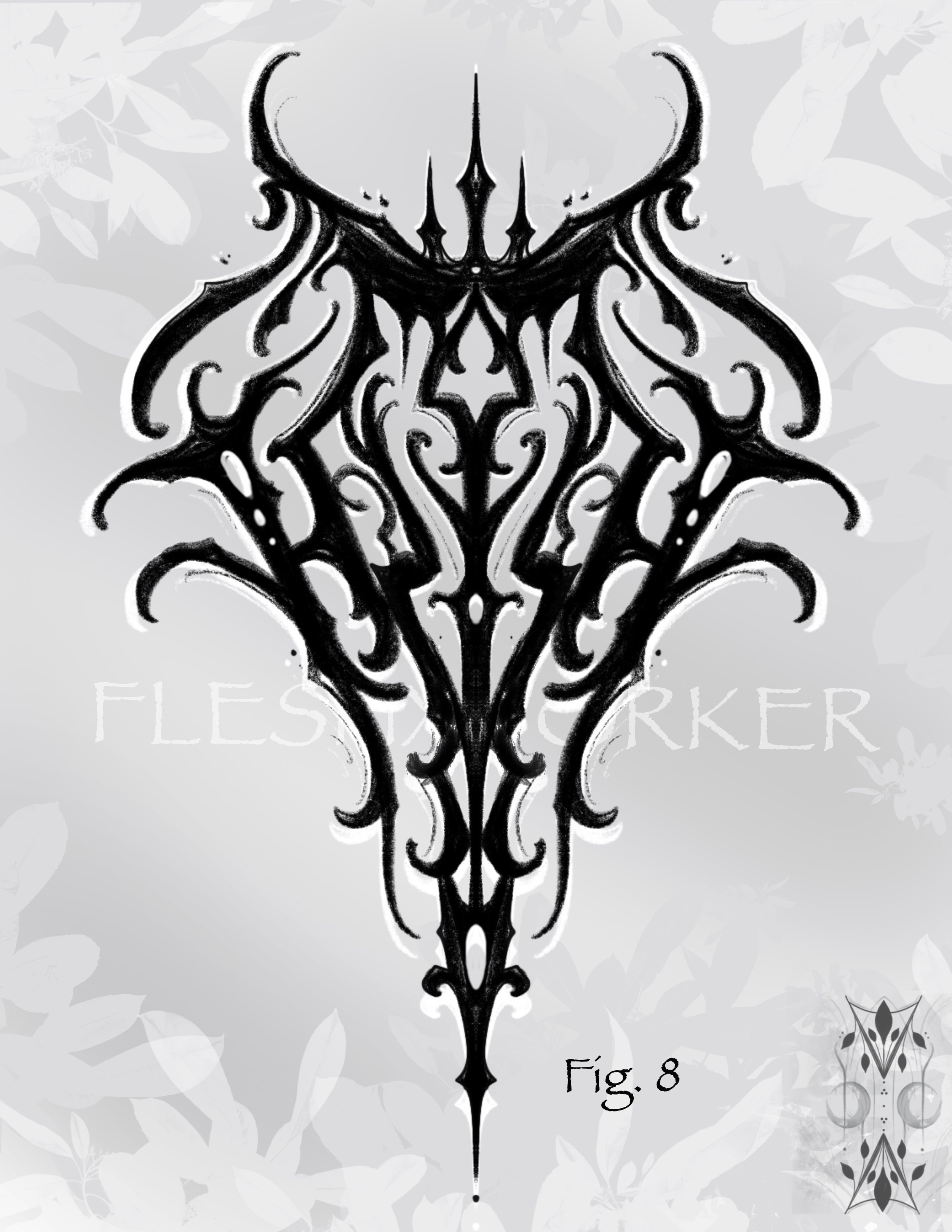 Gothic Collar 
Fig.8 Deposit $200 to claim 
 Project for all Bodies
+Fill out 'Book Now' Tab Form or Email Artbytawni@gmail.com to claim with deposit.