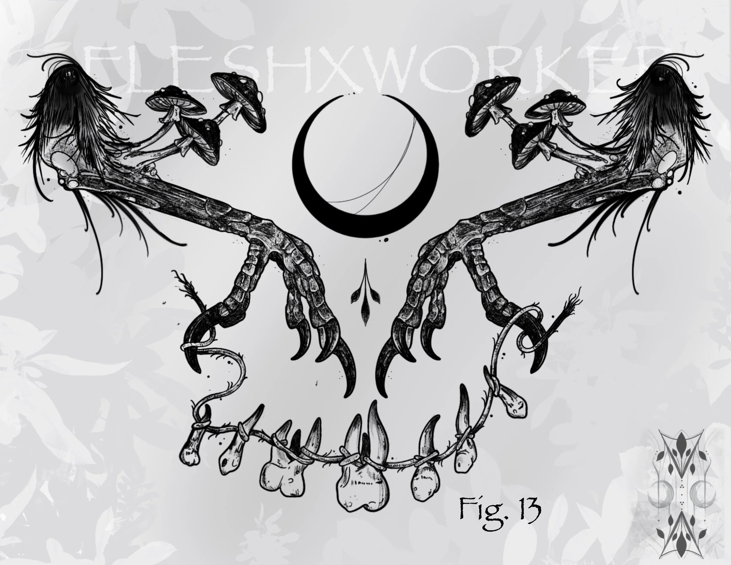 Moon Harvest
Fig.13
Deposit $250 to claim 
 Project for all Bodies- Large Concept, Torso/ Back
+Fill out 'Book Now' Tab Form or Email Artbytawni@gmail.com to claim with deposit.