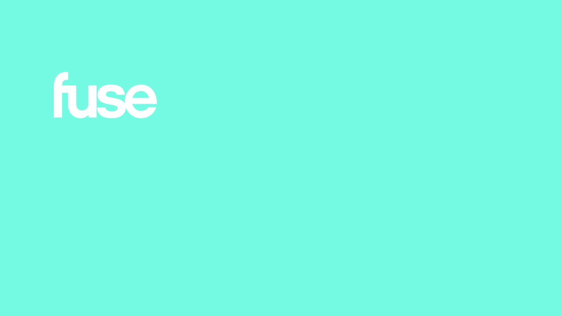 Blue background with the word 'fuse' in white text on the left side.