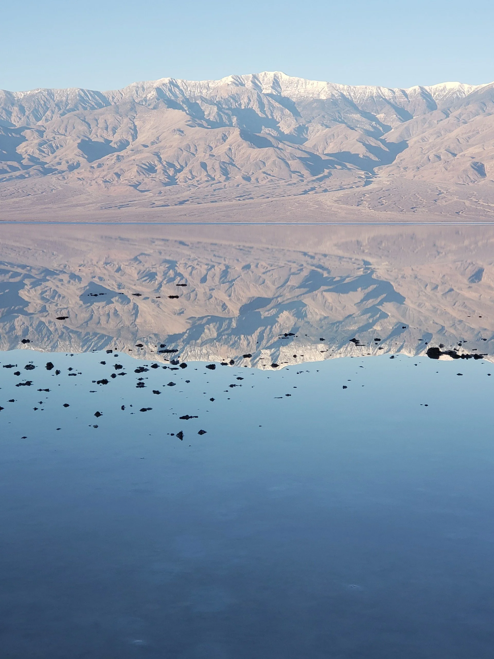 Lake Manly in Death Valley.