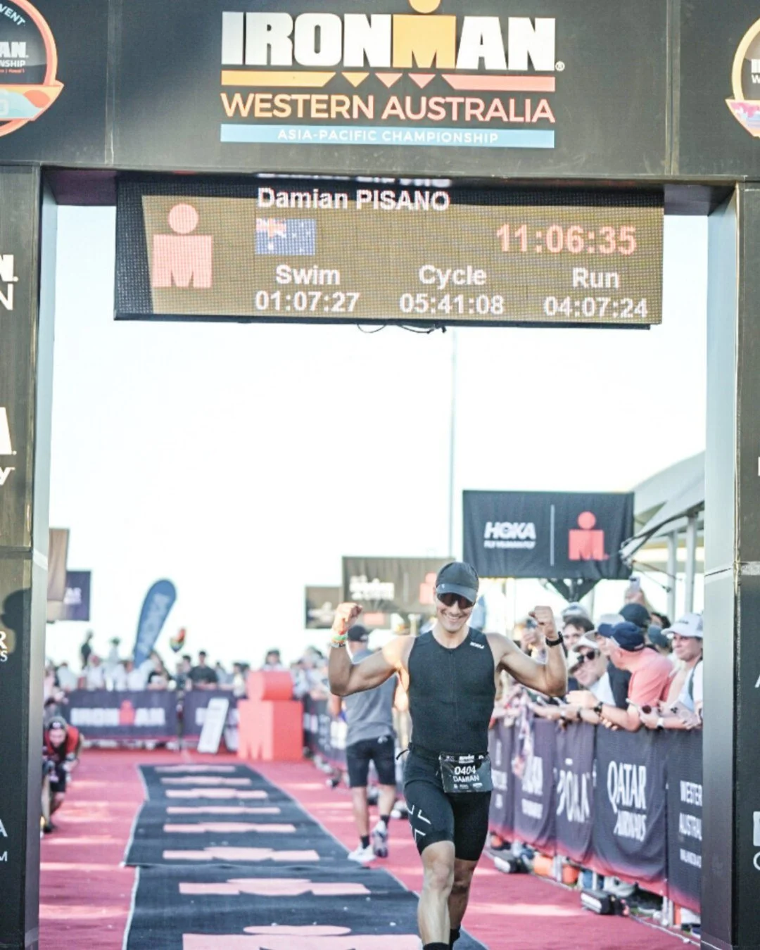 Huge shoutout to our incredible physio Damian, who smashed the Ironman in Busselton last weekend! 🏊&zwj;♂️🚴&zwj;♂️🏃&zwj;♂️