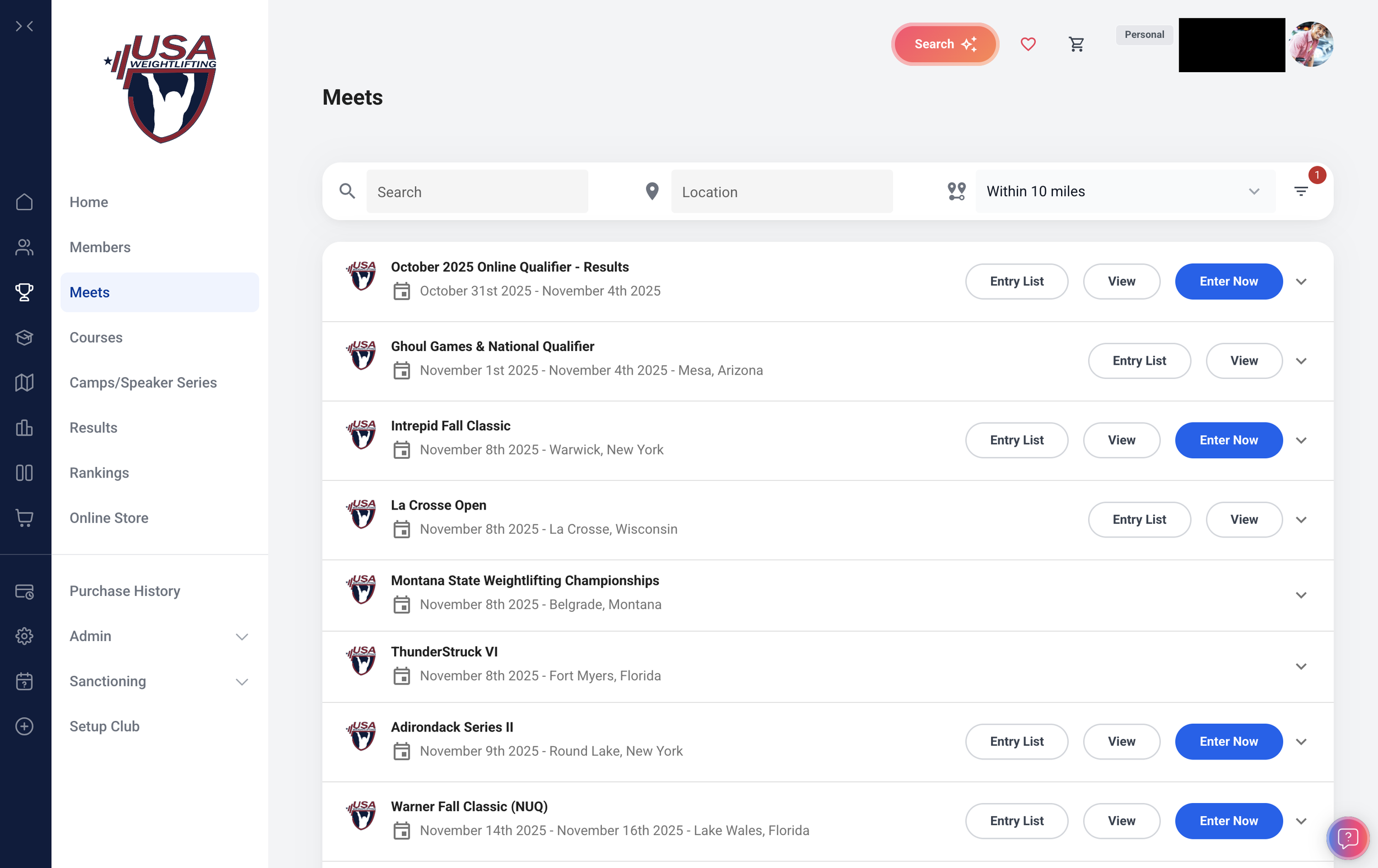 How-to: Sign Up for a Meet!