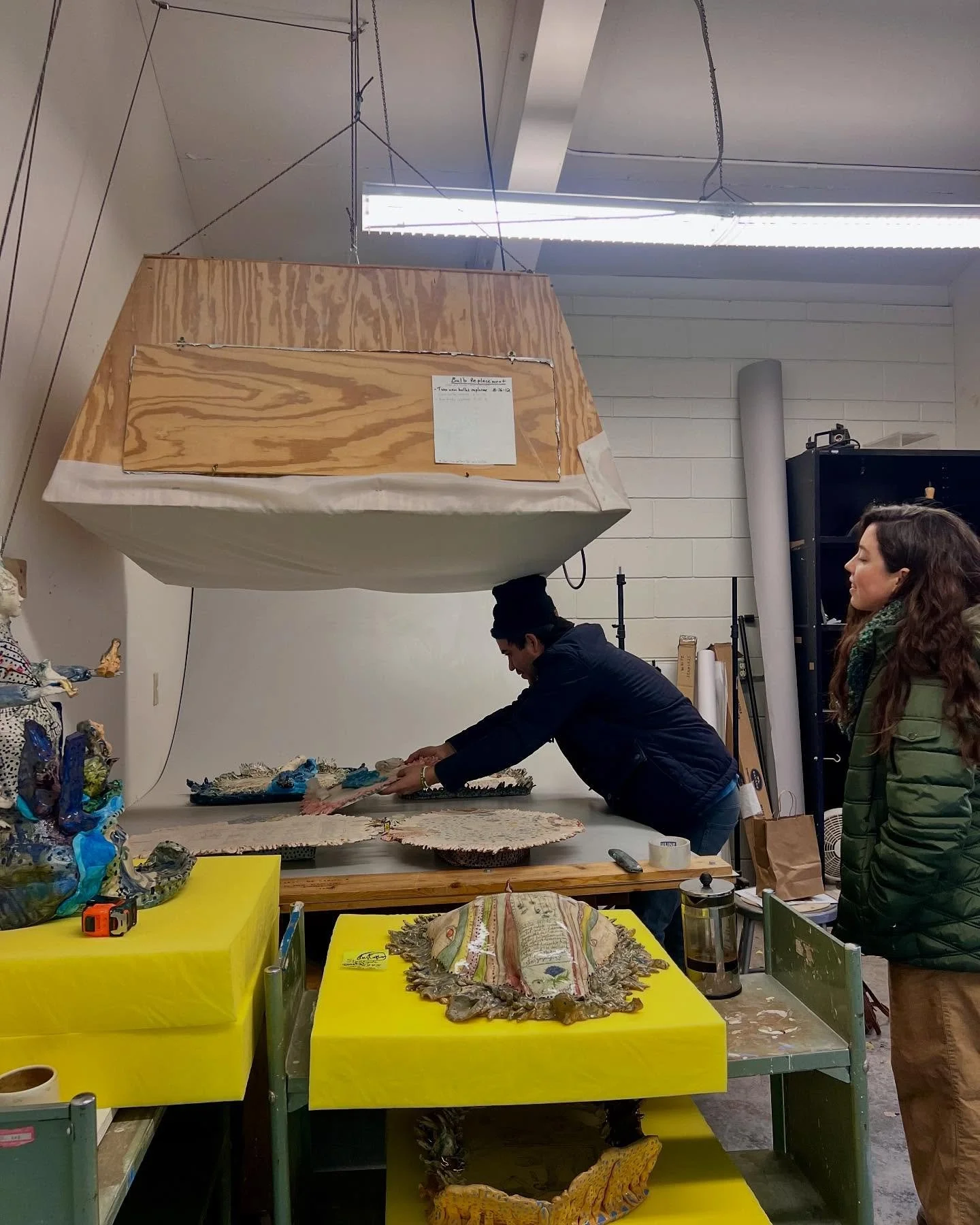 I love seeing artists&rsquo; studios and work spaces and learning about their process and environment for creating. 

One of the highlights of the trip to Helena was meeting Samuel Sarmiento, a resident artist at the Archie Bray Foundation, and getti