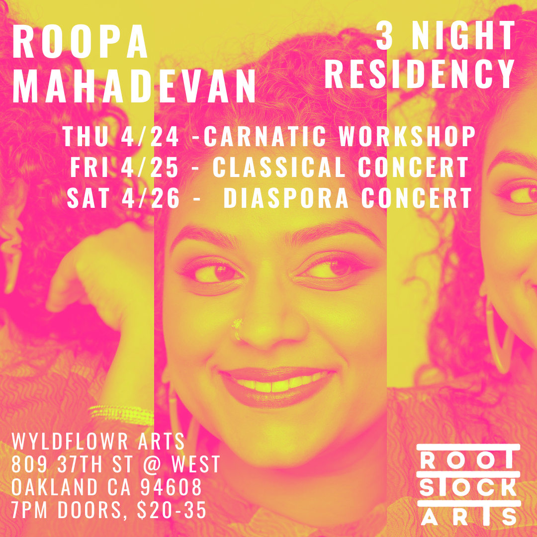 Rootstock Arts Classical Concert with Roopa Mahadevan