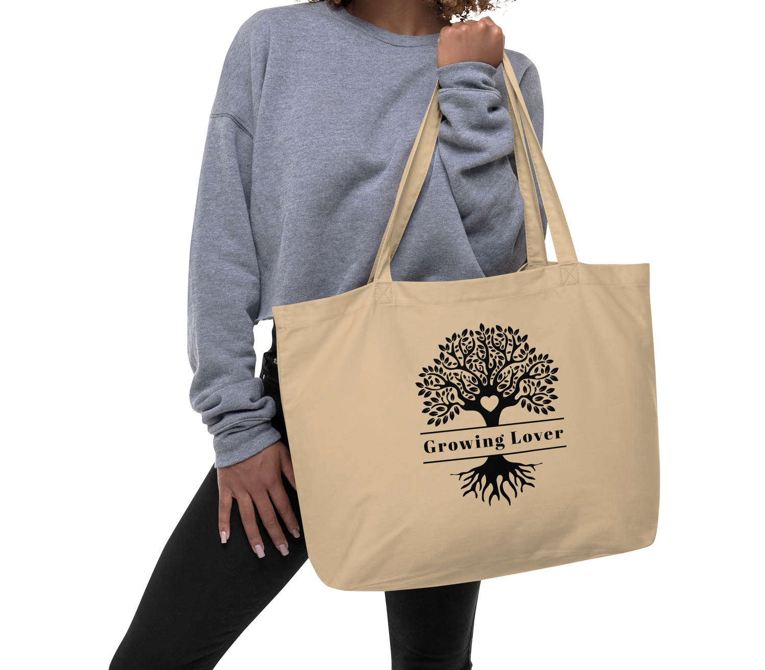 ★COVERNAT WOMAN★ Cloverheart Ecofur Tote Bag Beige CO2304T ☆COVERNAT WOMAN☆ Clover Heart Ecofur Tote Bag Green CO2304