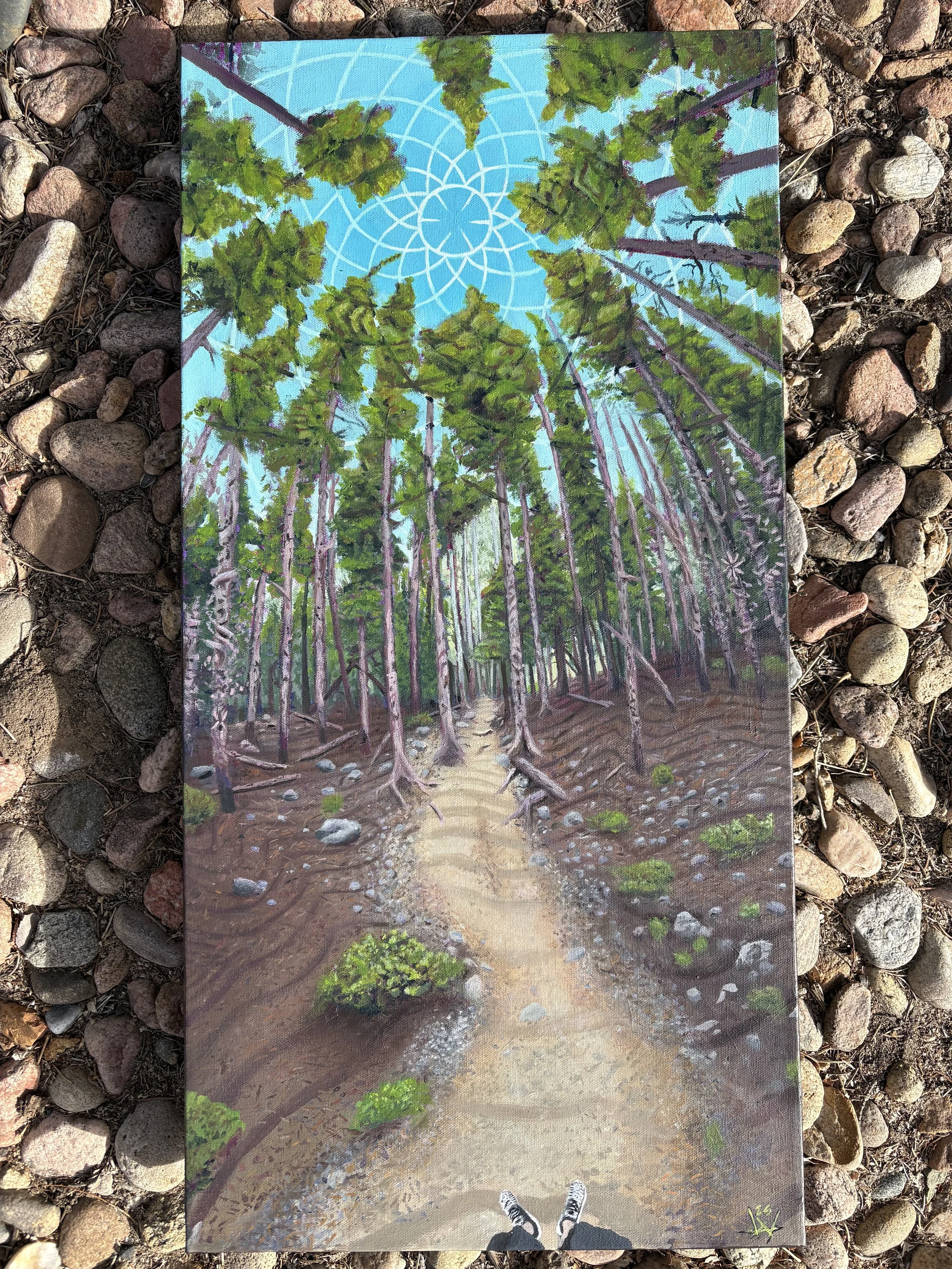 " A Nice Little Place" 15"x30" acrylic on canvas (2026)
